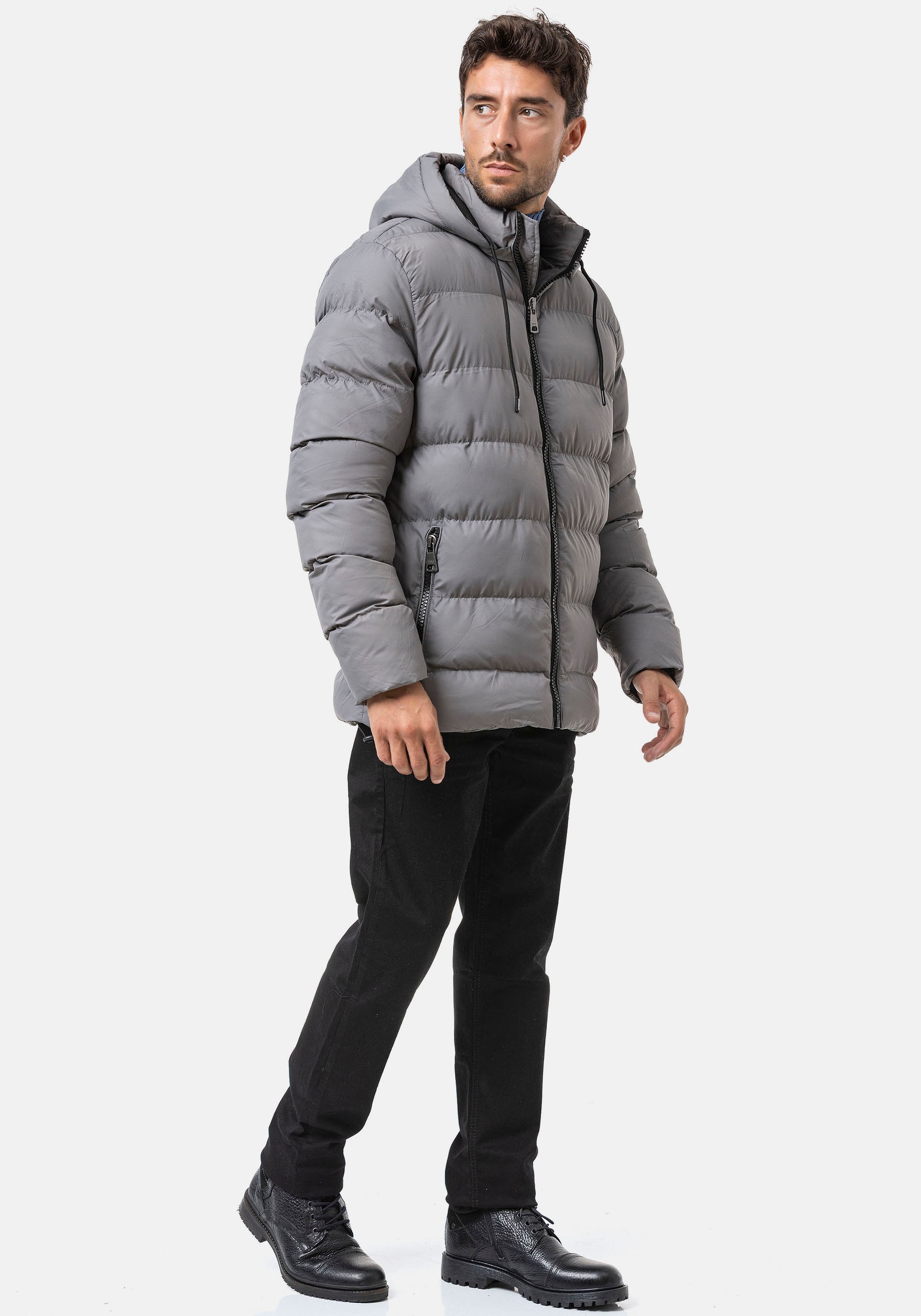 Cipo & Baxx Steppjacke mit Kapuze