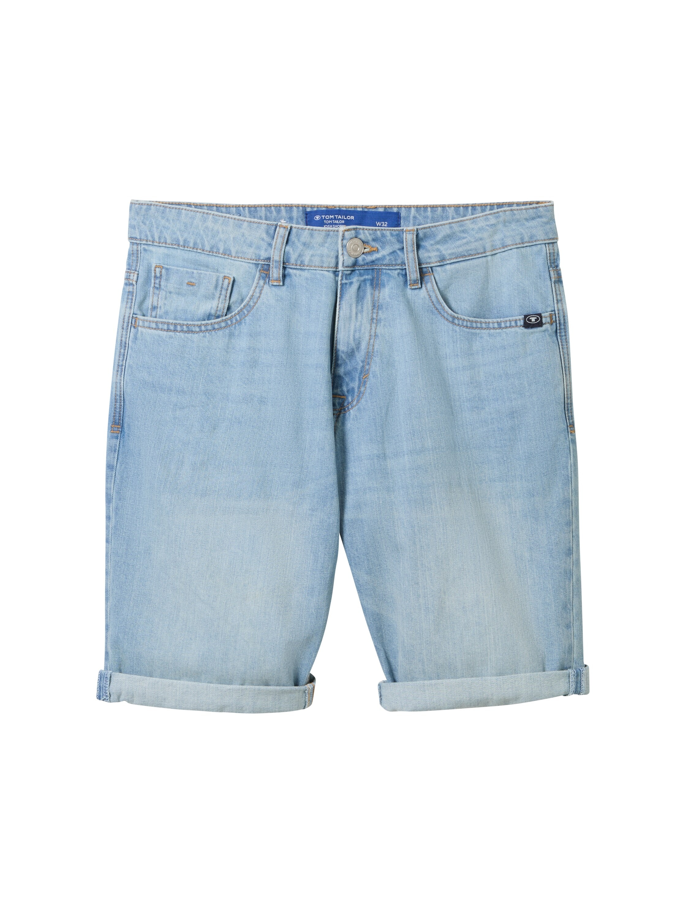 TOM TAILOR Jeansbermudas »JOSH«, mit Markenlabel