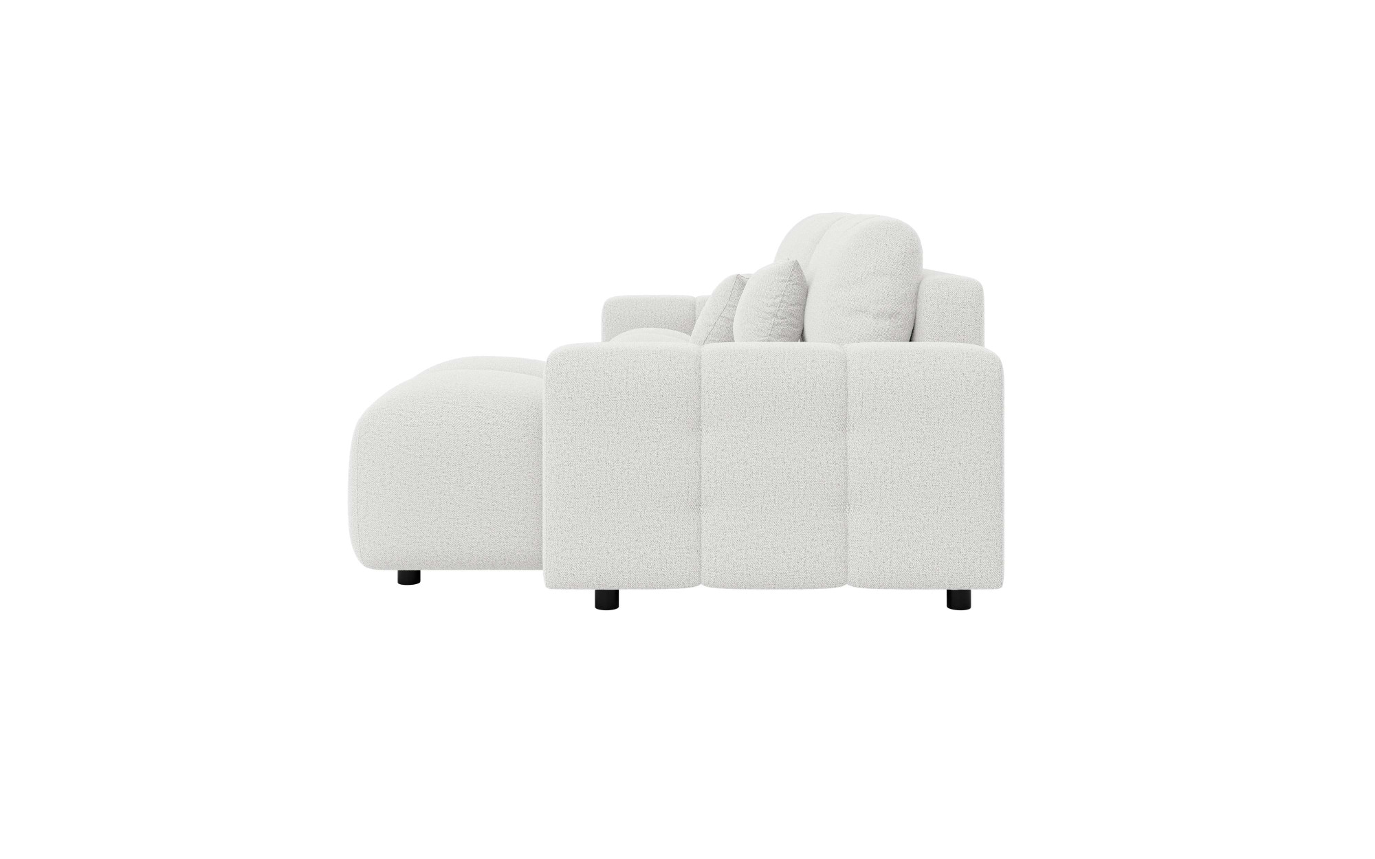 INOSIGN Ecksofa »FELICI, Schlafsofa 233cm, L-Form mit Recamiere beidseitig montierbar« Designsofa mit Bettfunktion und Bettkasten, Maße B/T/H: 233/142/88 cm