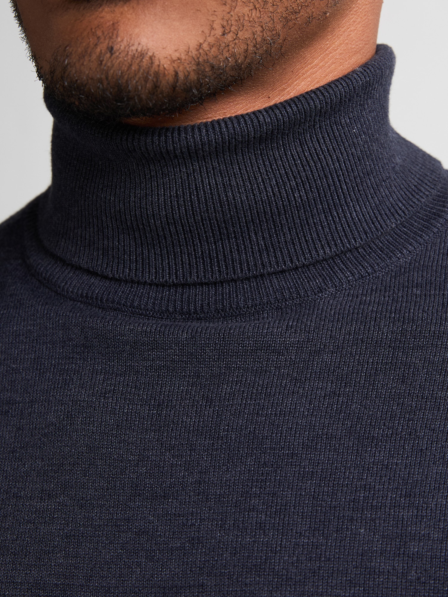 Petrol Industries Rollkragenpullover »Men Knitwear Collar Basi«, Pflegeleichter Materialmix mit Baumwollanteil