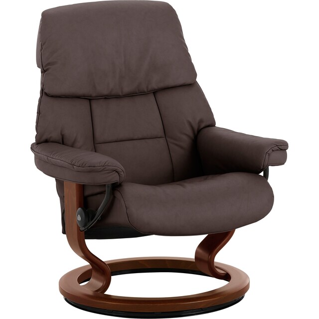 Stressless® Relaxsessel »Ruby«, (Set), mit Classic Base, Größe M, Gestell  Eiche, Wenge, Braun & Schwarz bei OTTO