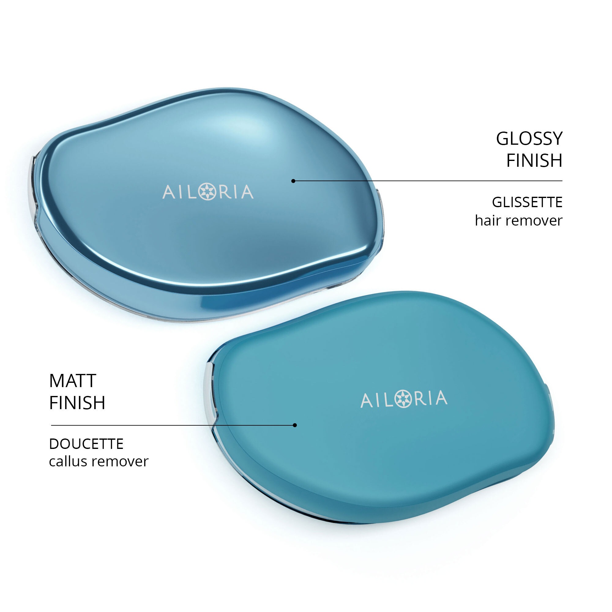 AILORIA Hornhautfeile »Haar- & Hornhautentferner Glide & Glow Collection«