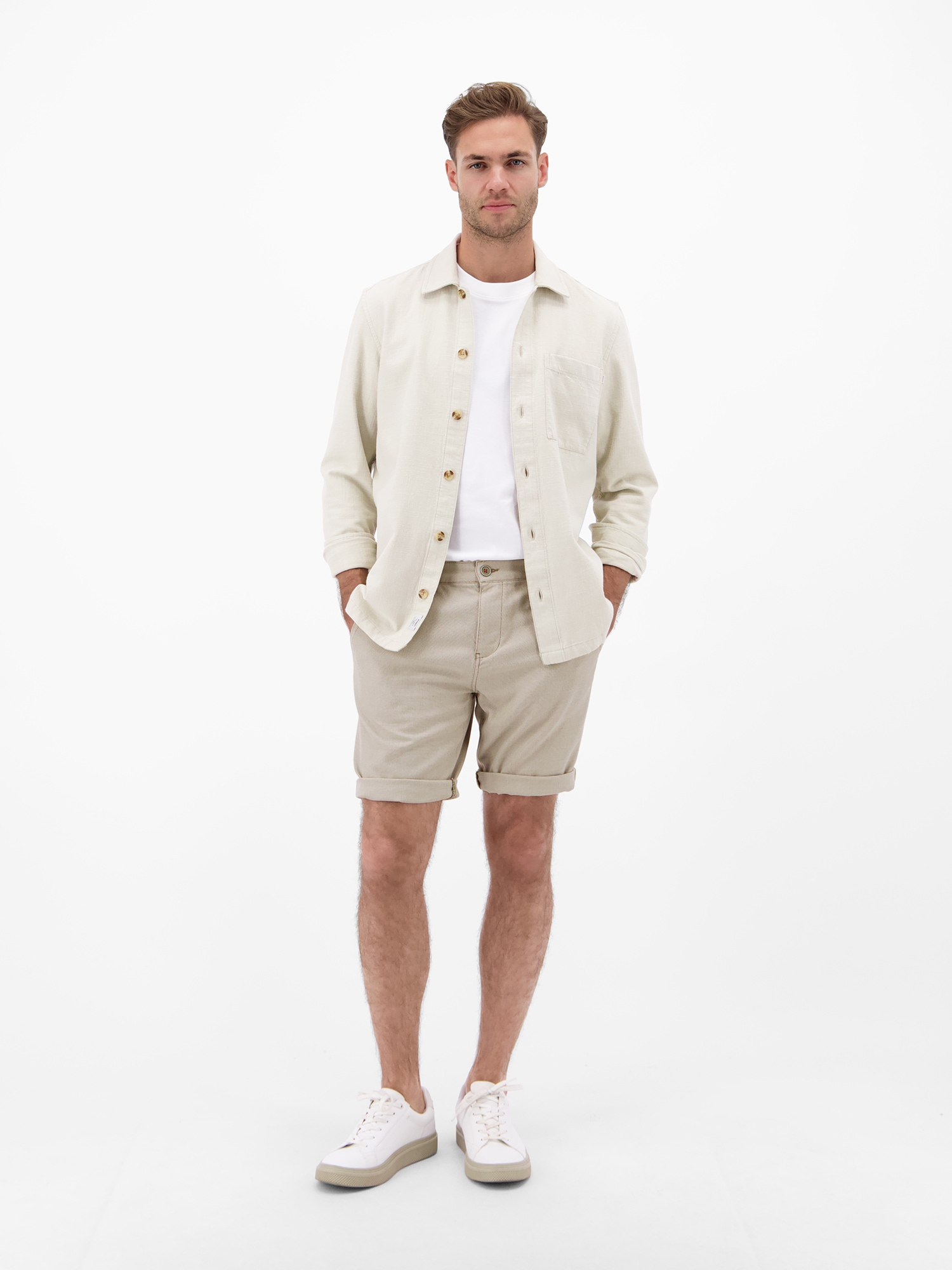 LERROS Chinoshorts »Flexible Chino Bermuda in Strukturqualität«