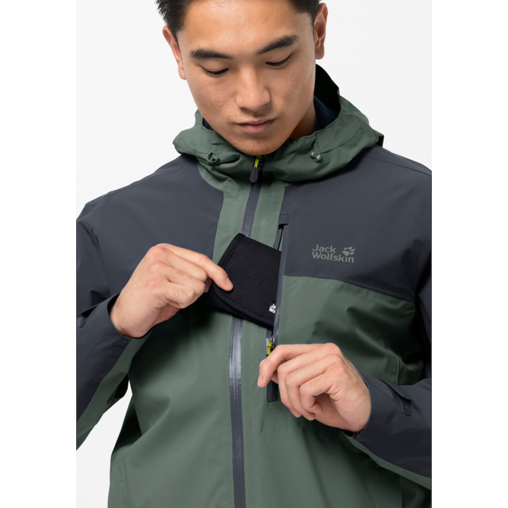 Jack Wolfskin Funktionsjacke »GO HIKE JACKET M«, mit Kapuze