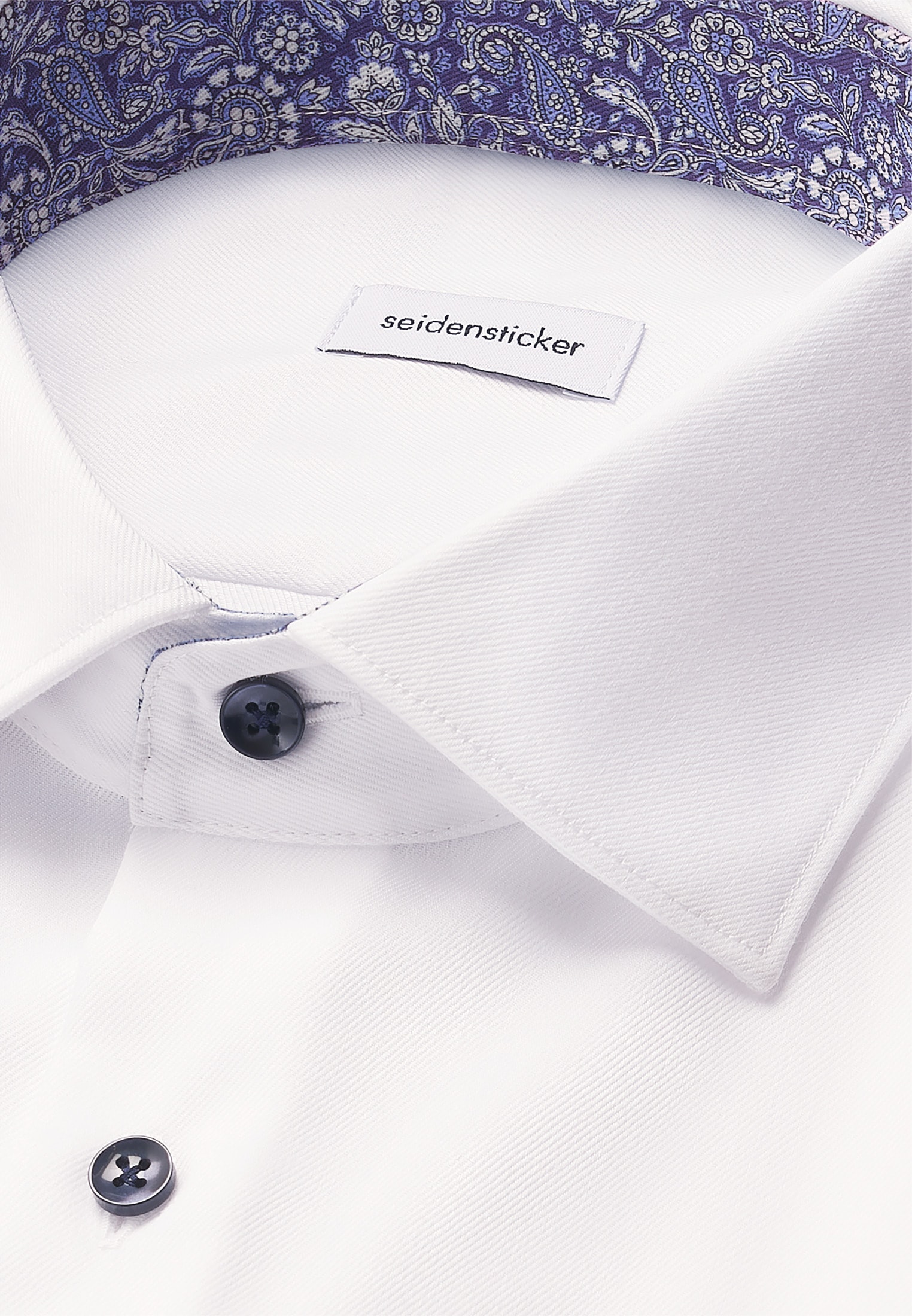 seidensticker Businesshemd »Schwarze Rose«, Slim 1/1 Kentkragen Uni