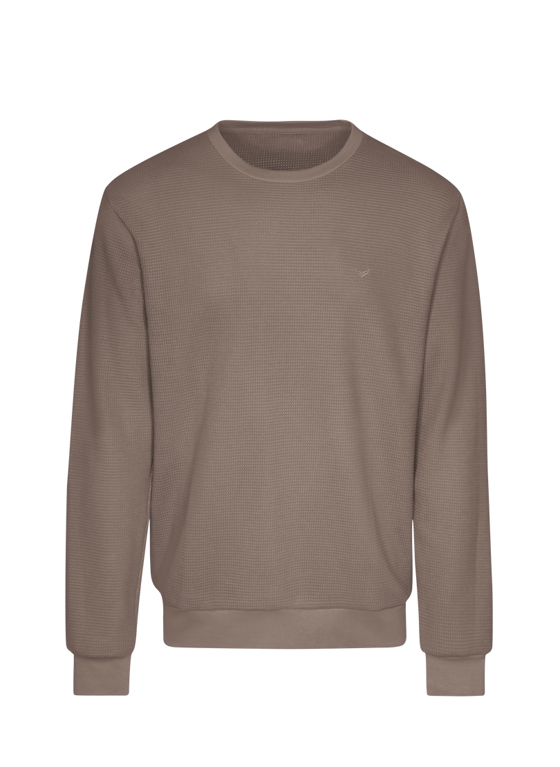 Trigema Sweatshirt »TRIGEMA Sweatshirt in Waffeloptik«
