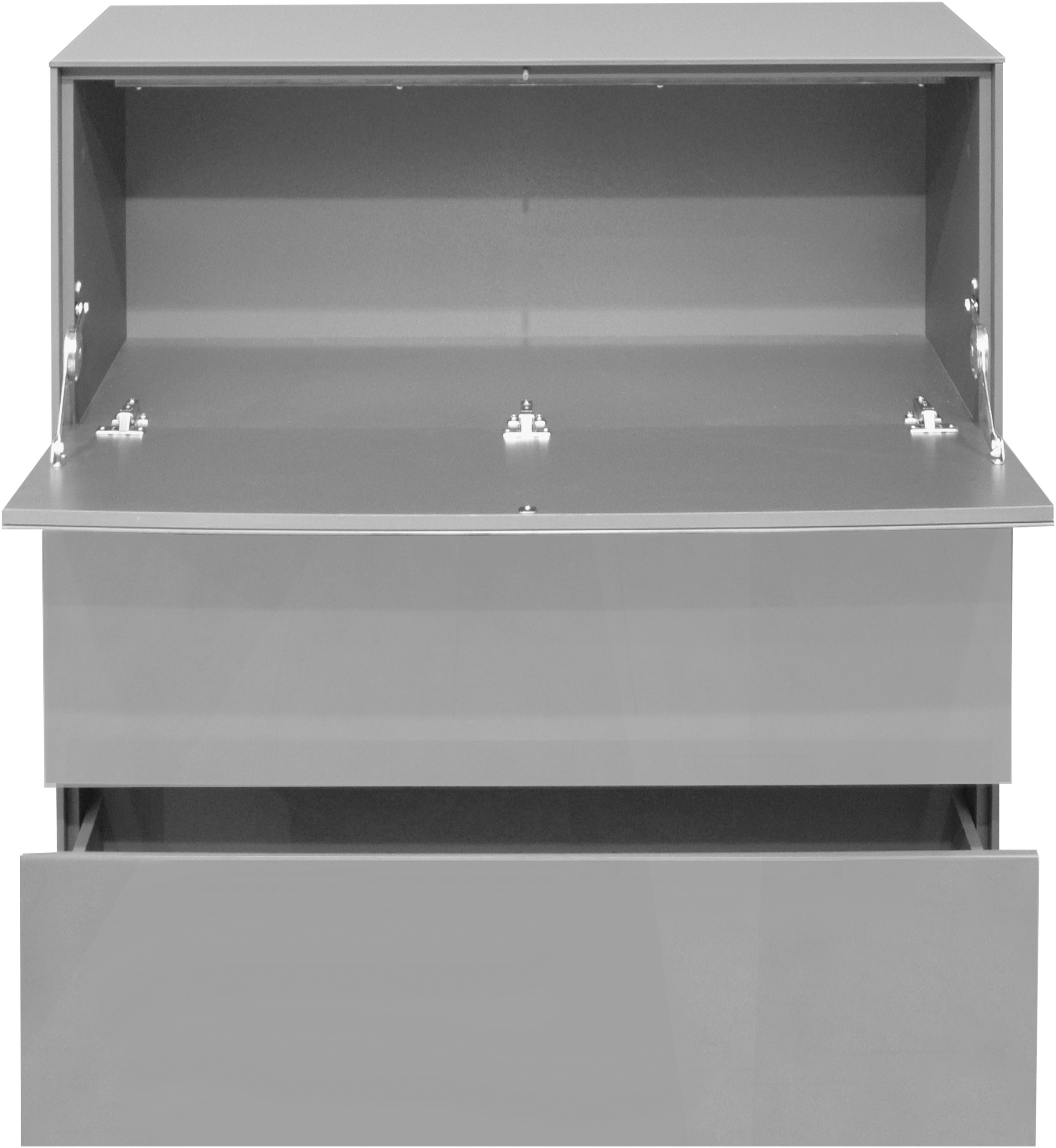 Mäusbacher Kommode »Imola TOPSELLER!«, Mäusbacher Kommode mit Glasfront und Glasoberplatte