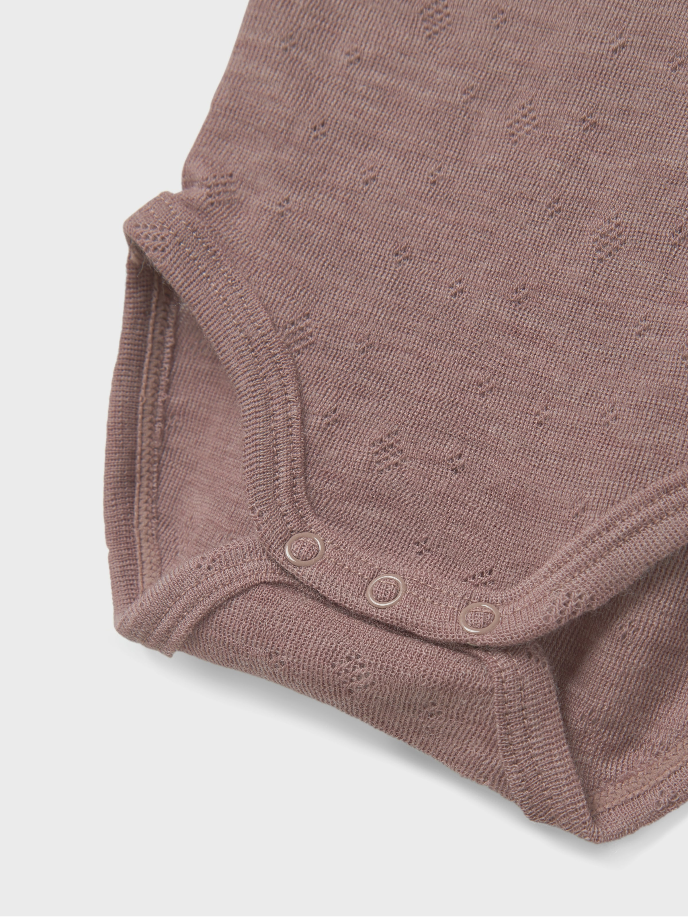 Name It Langarmbody »NBFWANG WOOL NEEDLE LS BODY SOLID NOOS«, aus reiner Merinowolle