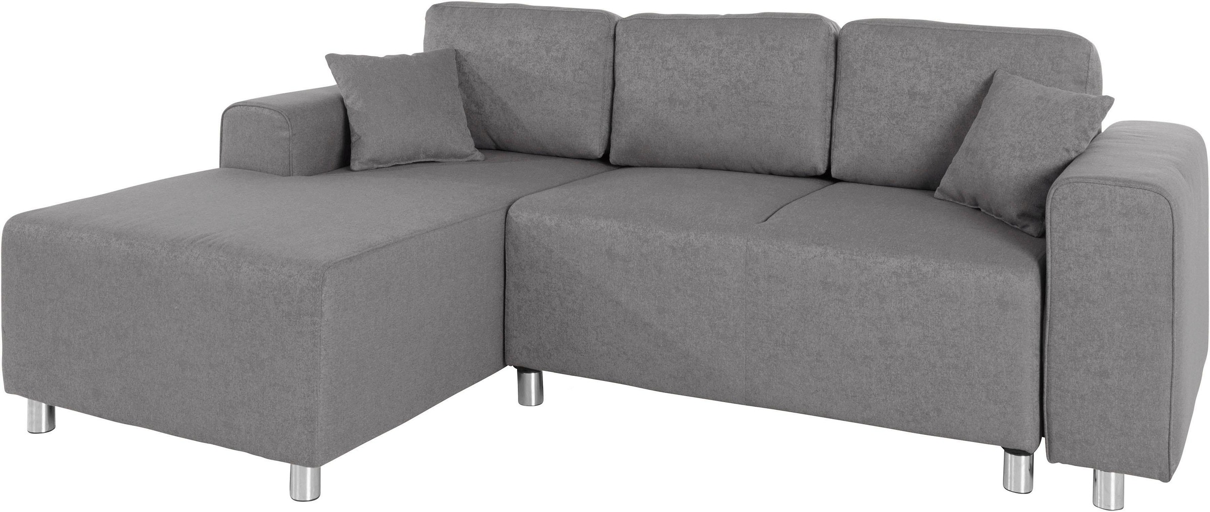 Guido Maria Kretschmer Home&Living Ecksofa »Györ«, L-Form, wahlweise mit Bettfunktion und Bettkasten incl. 2 Zierkissen