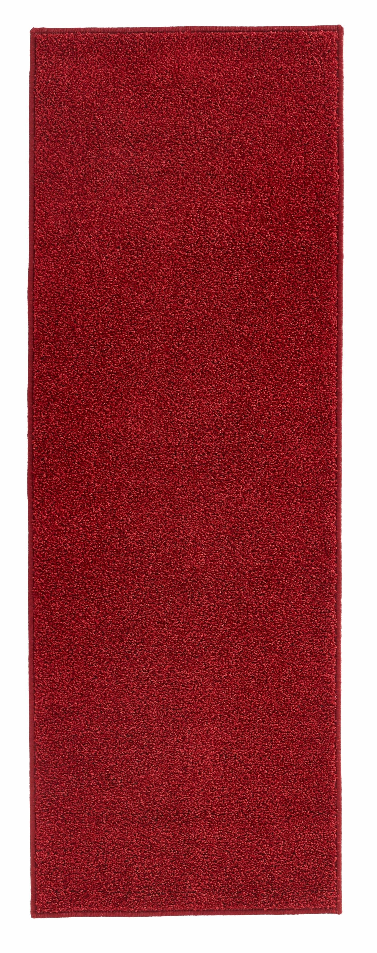 HANSE Home Teppich »Pure 100 Kurzflor«, rechteckig, 13 mm Höhe, Kurzflor, uni, umkettelt, Läufer, Wohnzimmer, Kinderzimmer, Flur
