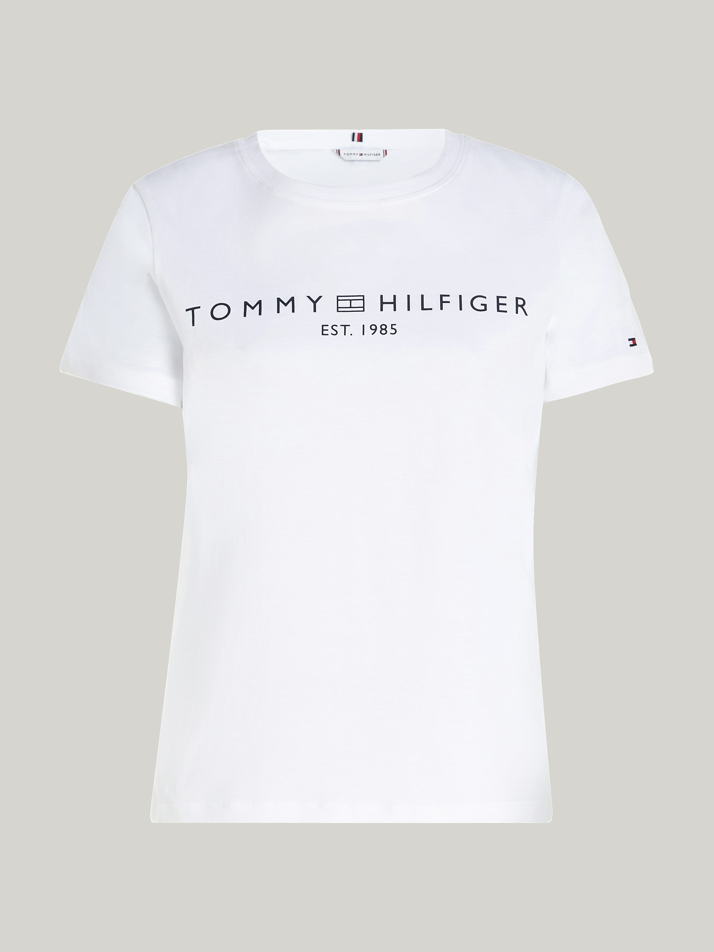 Tommy Hilfiger T-Shirt »REG CORP LOGO C-NK SS«, mit Logoschriftzug