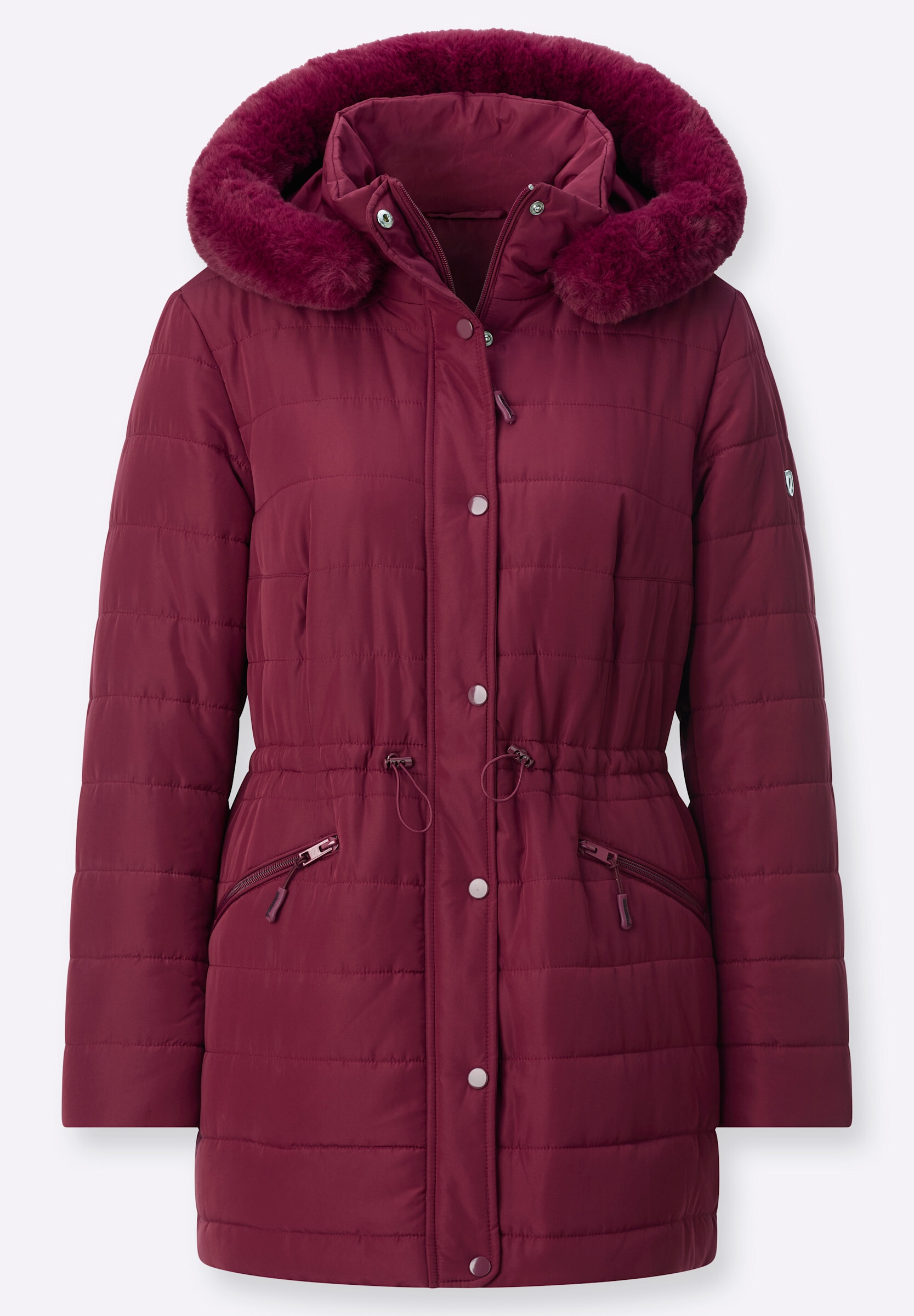 Witt Steppjacke »Steppjacke Steppjacke mit verdecktem Reißverschluss« Abnehmbare Kapuze