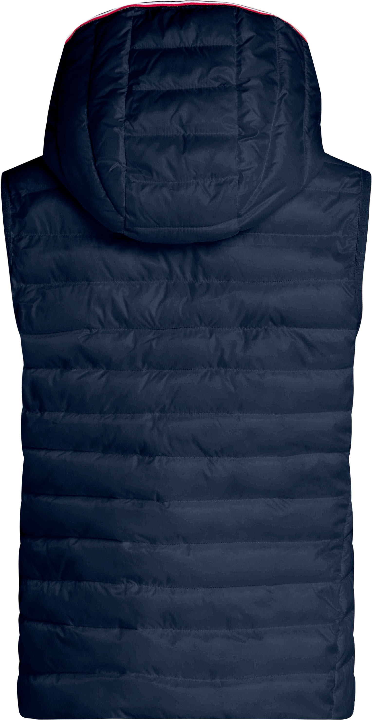 Tommy Hilfiger Steppweste »LW PADDED GLOBAL STRIPE VEST«, (Global Serie TH WOMEN), Reißverschlusstaschen