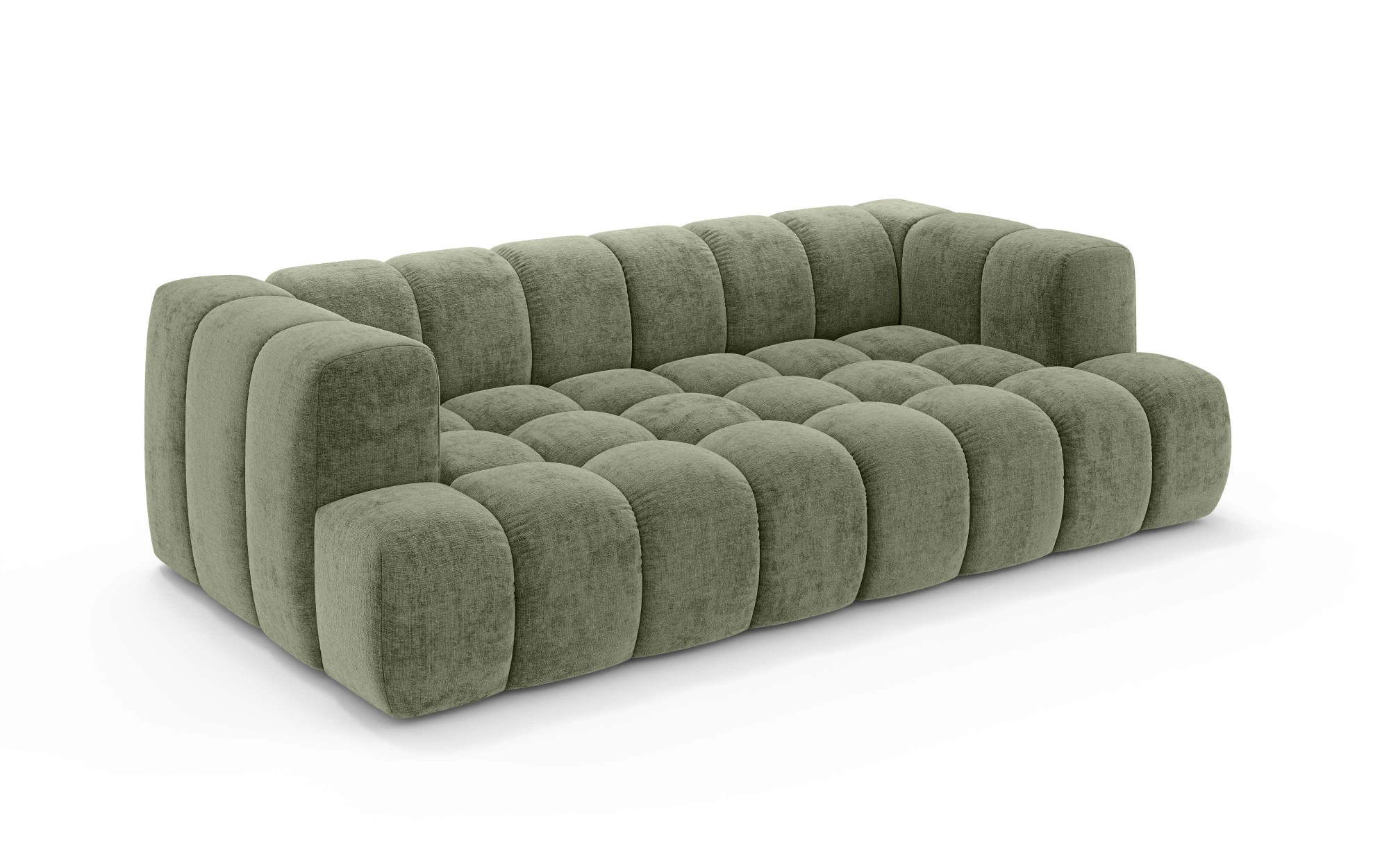 homsy by Ana Johnson Big-Sofa »XL BOUBELLE Design-Sofa extra tief, Bubble-Optik, Breite 246 cm« 4-Sitzer mit Wellenunterfederung, gemütlich und modern, mit Steppung