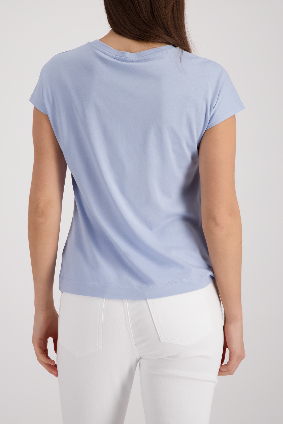 Monari T-Shirt »Shirt Basic Schmuck« Regular fit mit Strasssteinen