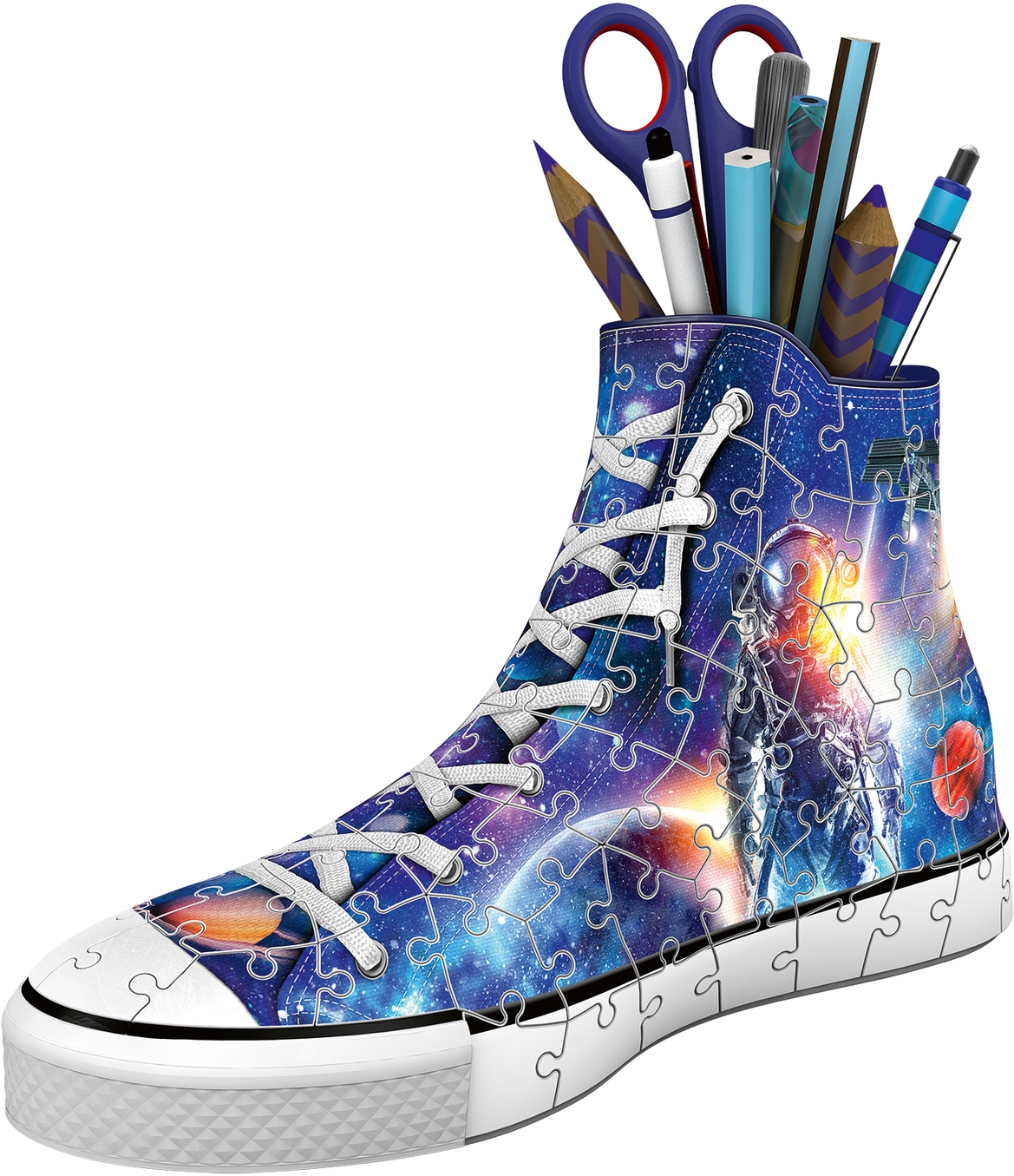 Ravensburger 3D-Puzzle »Sneaker - Astronauten im Weltall«, Made in Europe
