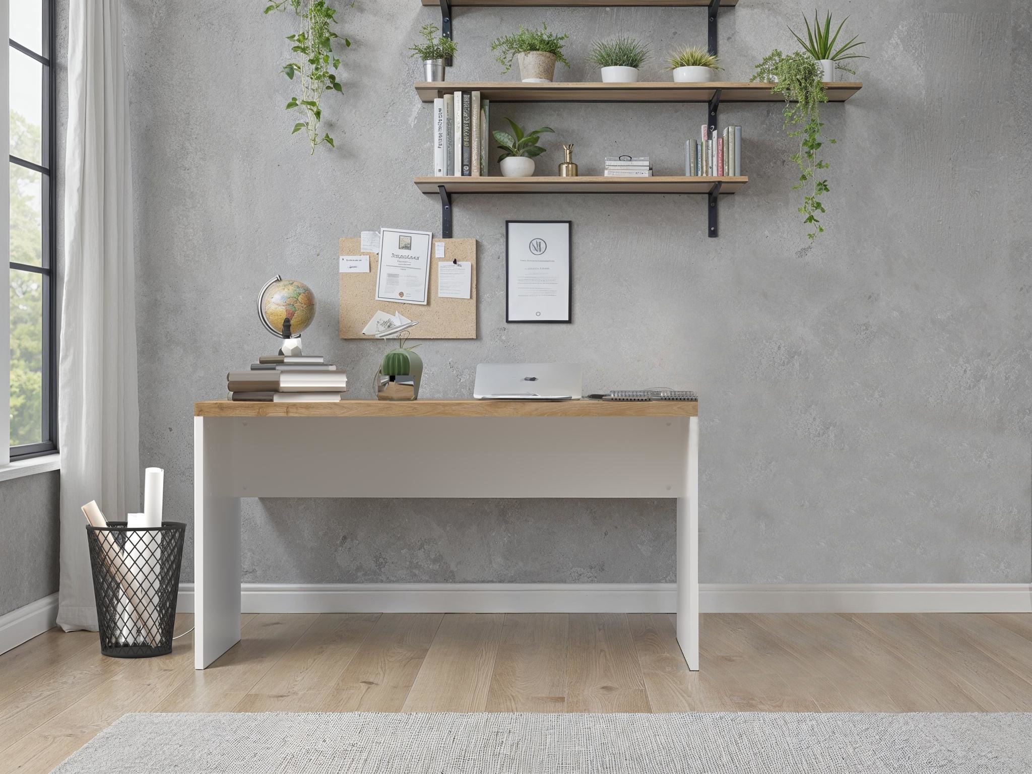 Home affaire Schreibtisch »Easy, Computertisch – 38 mm Platte, perfekt fürs Büro & Homeoffice« Breite 138 cm, in 2 Größen, optional erweiterbar