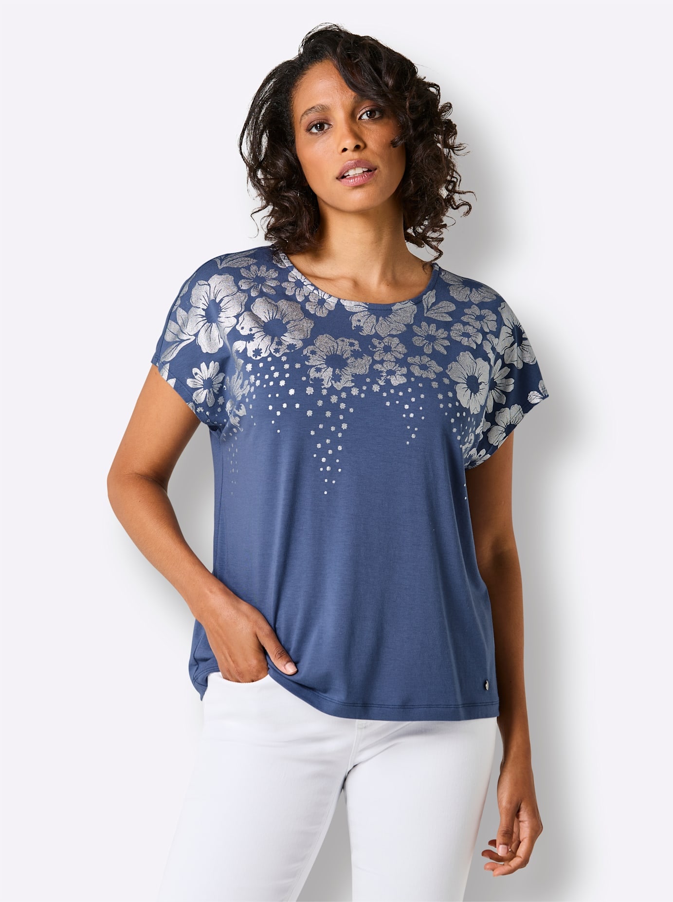 CREATION L PREMIUM Print-Shirt »Modal-Mix-Shirt« 1 tlg.