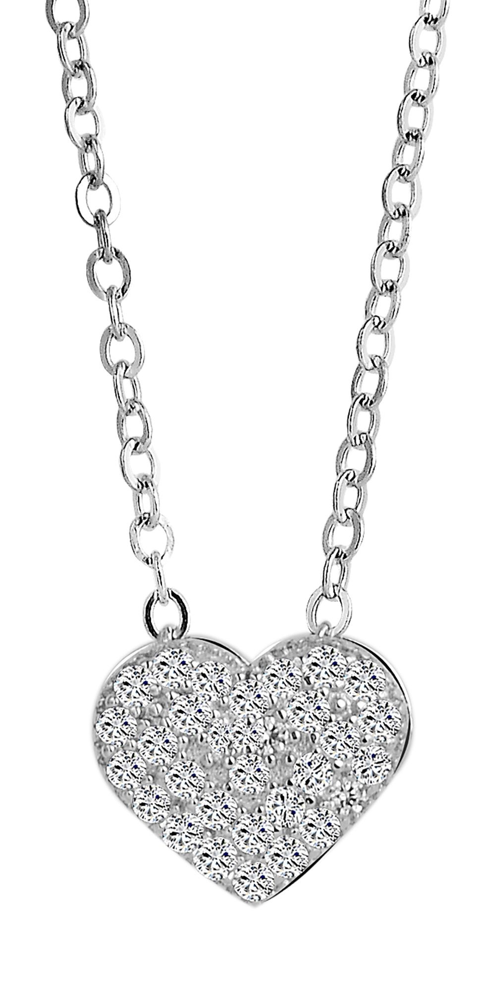 Adelia´s Kette ohne Anhänger »Damen Halskette mit Anhänger ¿ Herz aus 925 Silber«