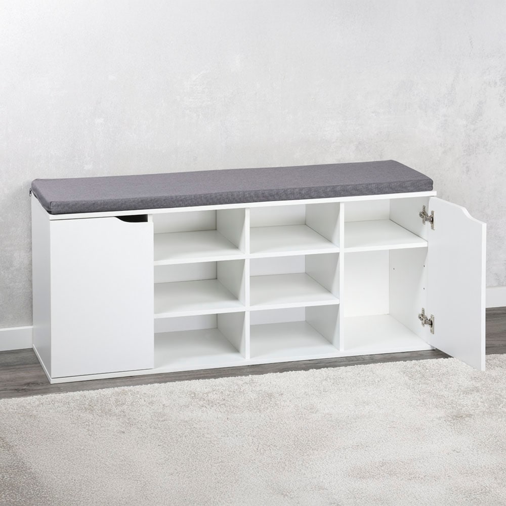 KESPER® Schuhschrank »Schuhschrank mit Sitzkissen, 2 Türen, FSC«