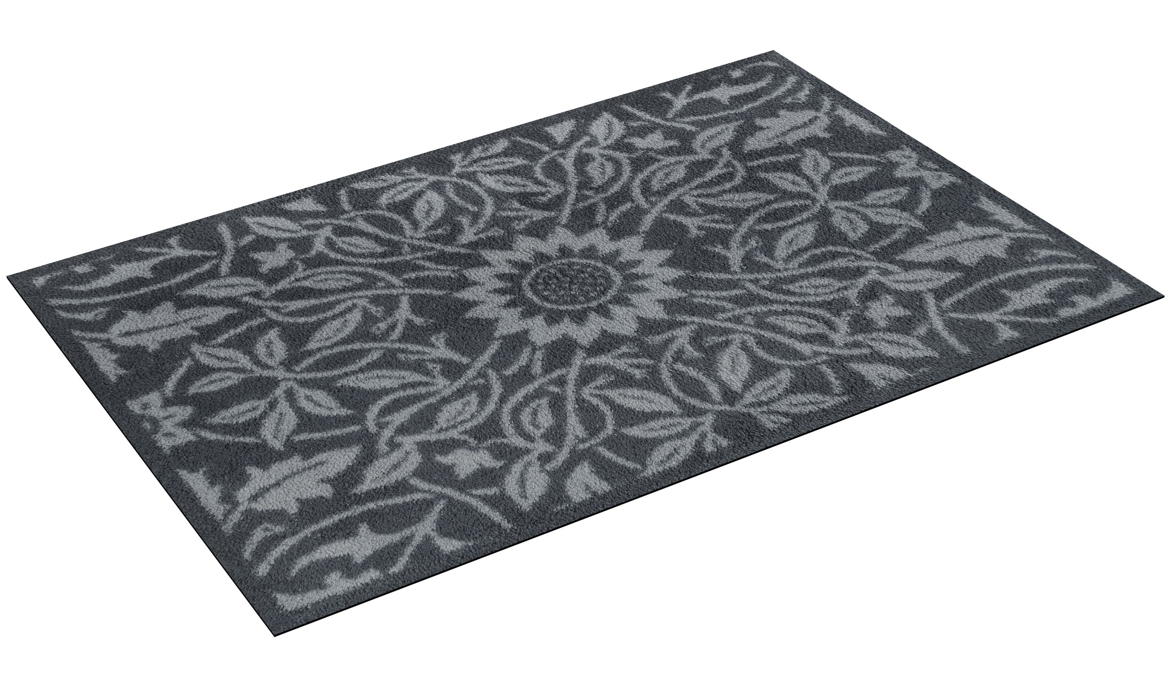 Turtle Mat Fußmatte »St James Ceiling Grey«, rechteckig, 9 mm Höhe