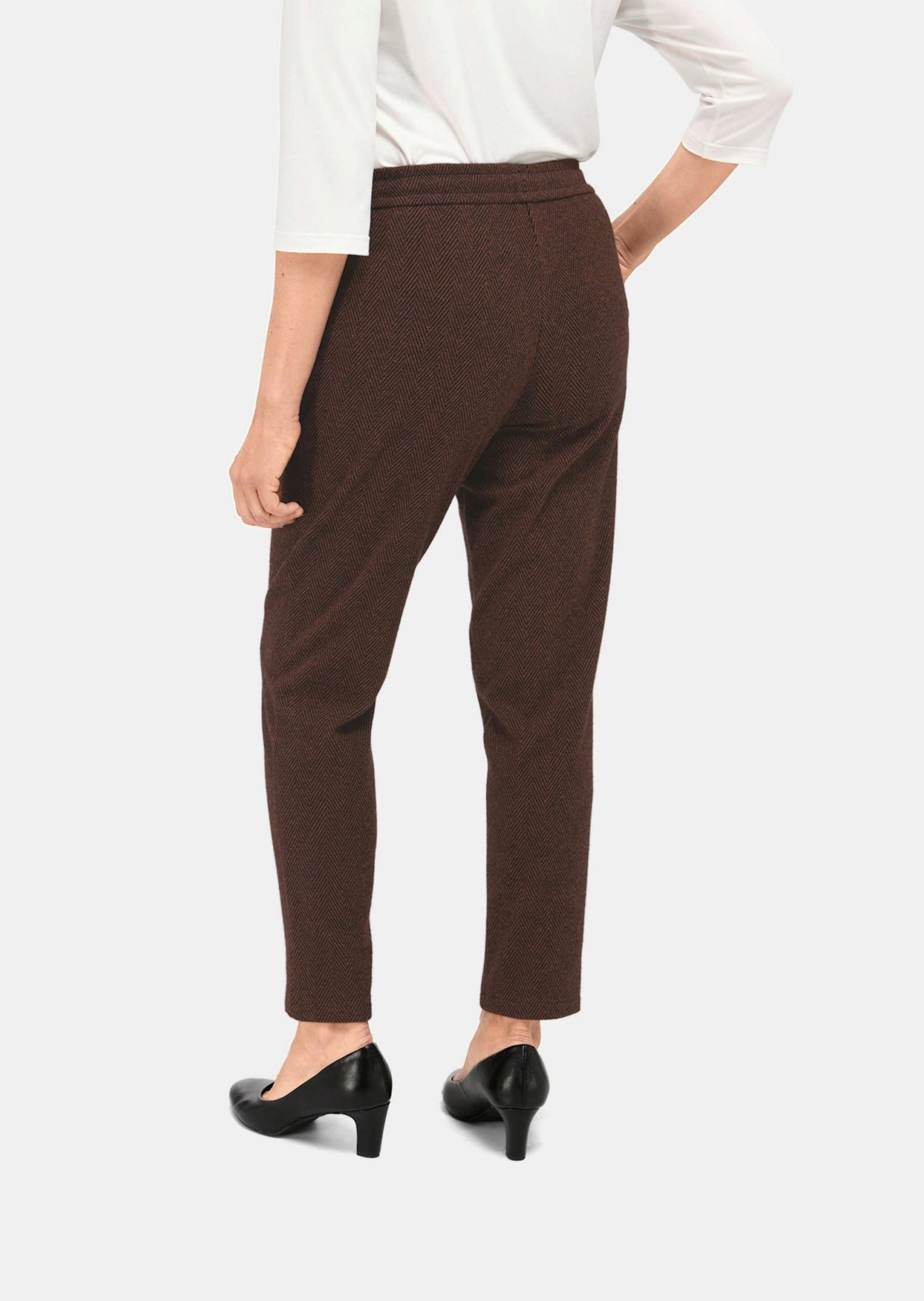 GOLDNER Schlupfhose »Wärmende Schlupfhose LOUISA in knitterarmer Ware«