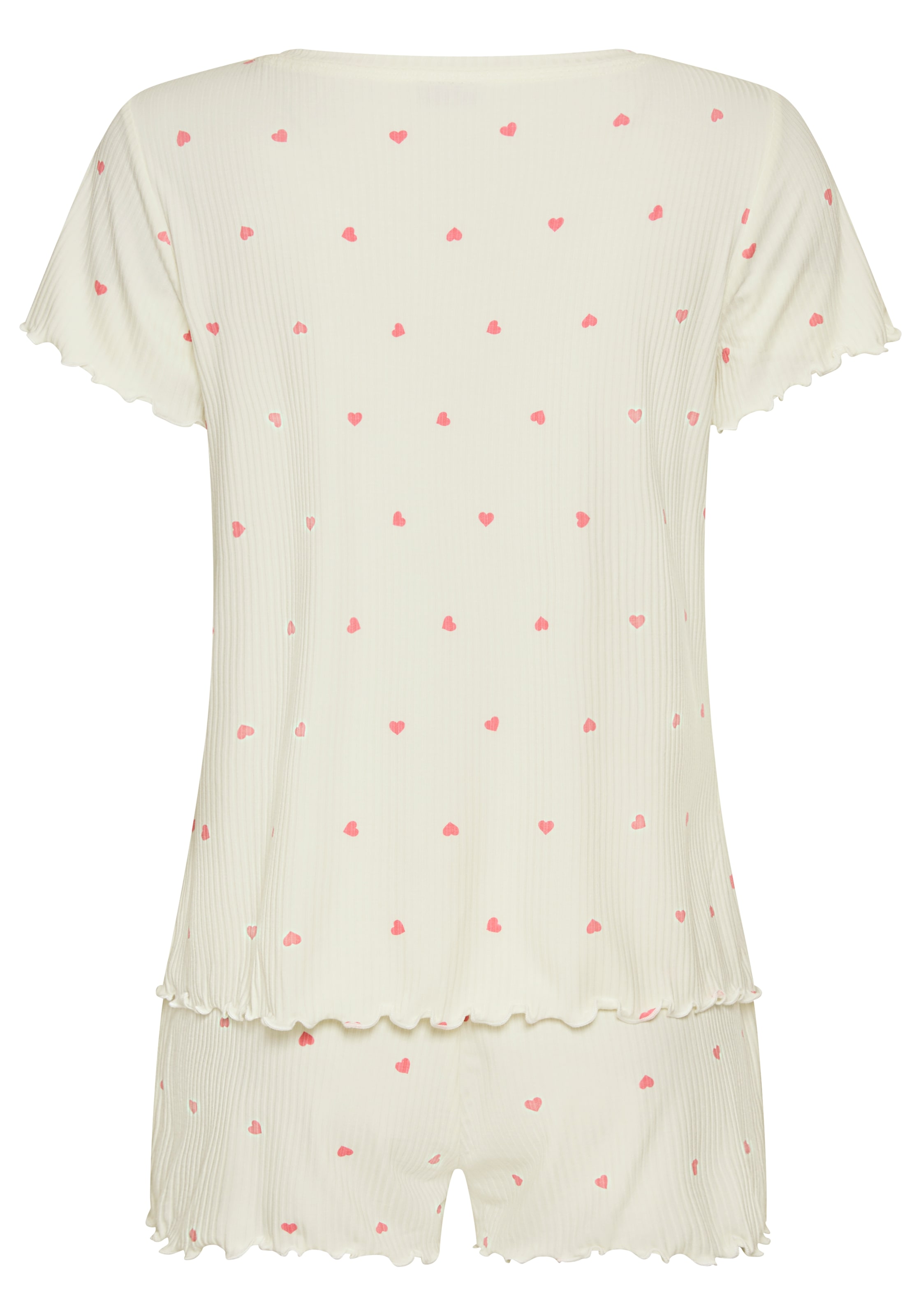 Vivance Dreams Shorty Set, 2-teilig, 2 tlg. mit süßem Herzchendruck