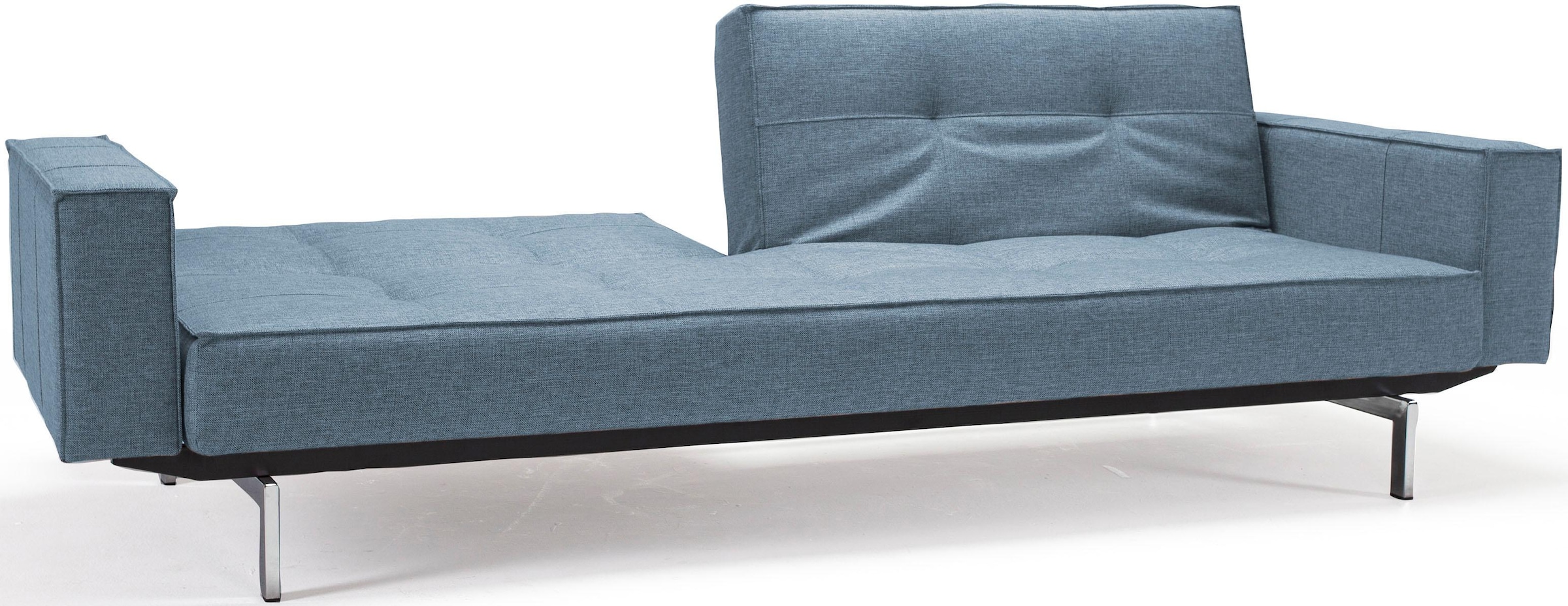 kaufen »Splitback«, chromglänzenden ™ INNOVATION und mit LIVING in skandinavischen Beinen, Design Sofa online Armlehne