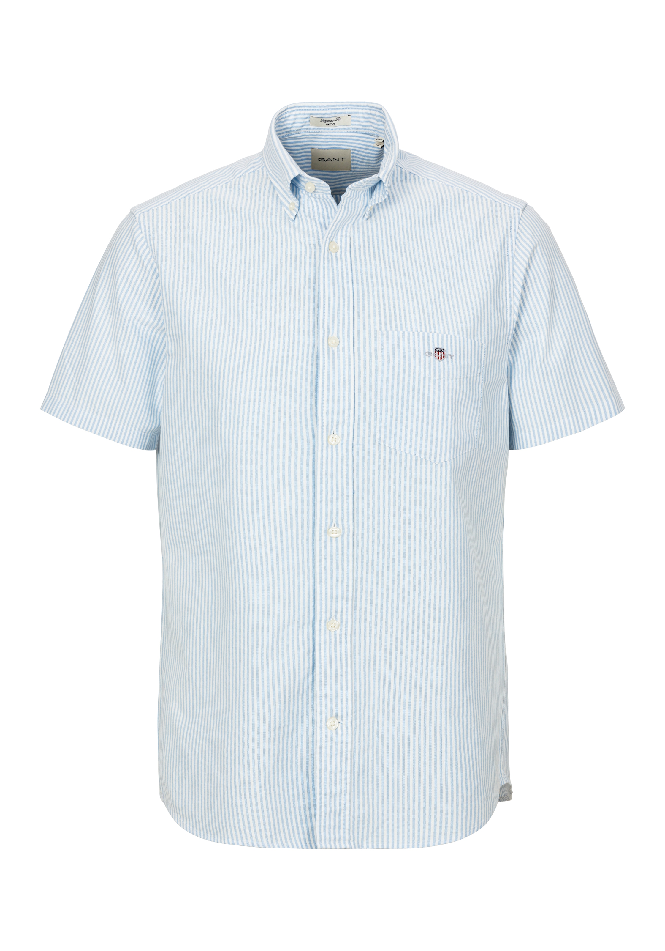 Gant Kurzarmhemd »REG CLASSIC OXFORD STRIPE SS SHIRT«