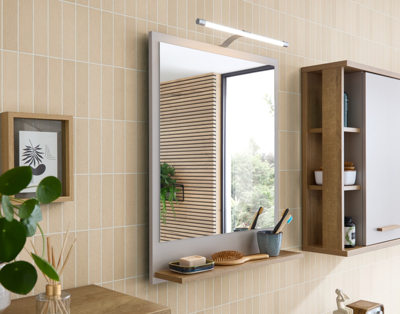 Saphir Badmöbel-Set »Quickset 966« 6 Stk. tlg.