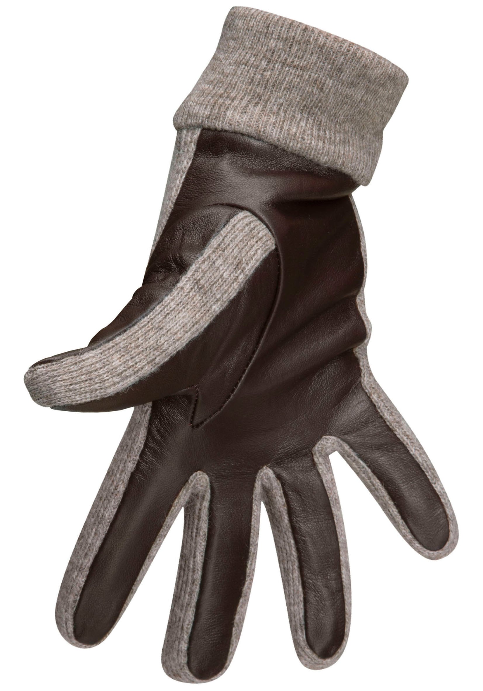PEARLWOOD Lederhandschuhe »Smilla«, Original PEARLWOOD Edelstahlniete