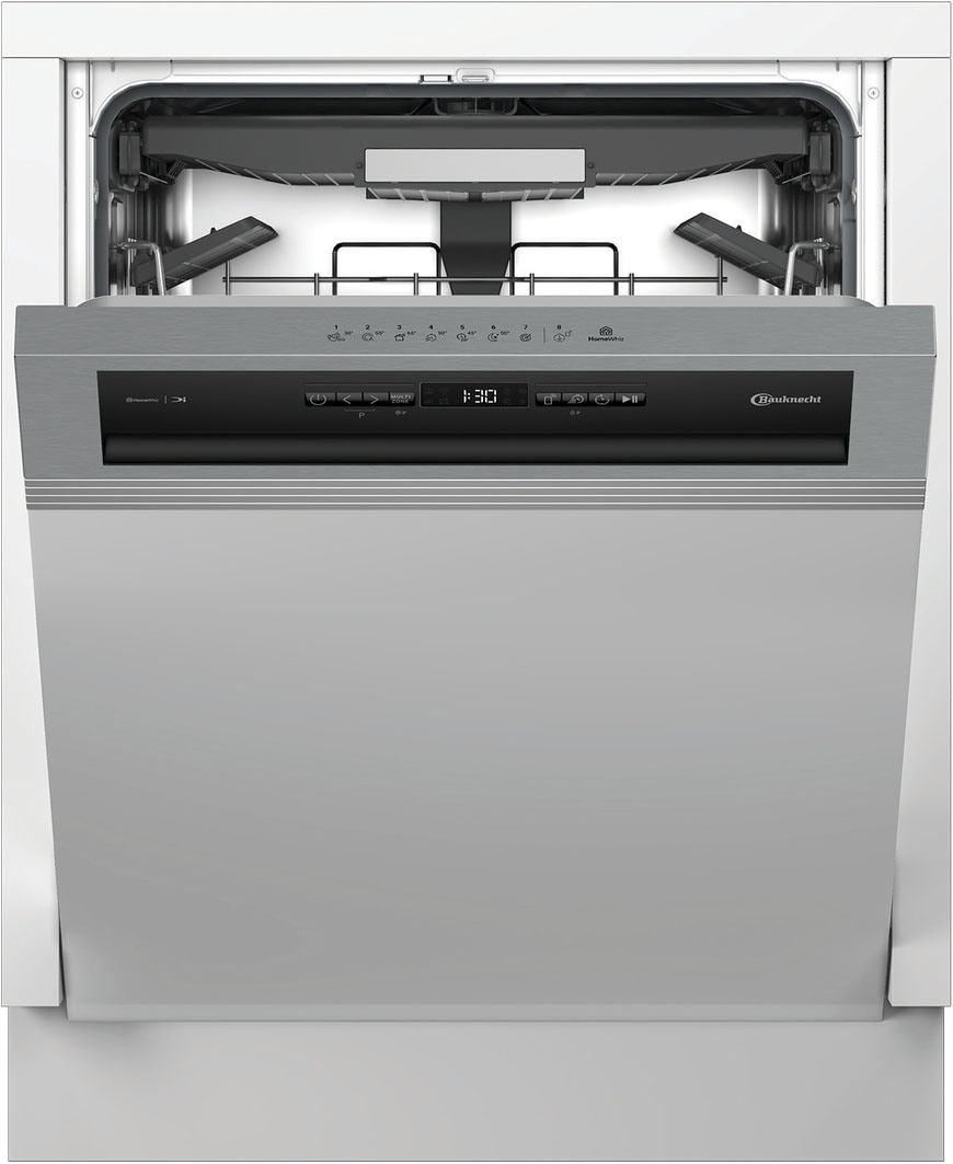 BAUKNECHT teilintegrierbarer Geschirrspüler »OBBC Ecosilent2 9760« 9,5 l 14 tlg. Maßgedecke ActiveDry – automatische Türöffnung für bessere Trockungsergebnisse