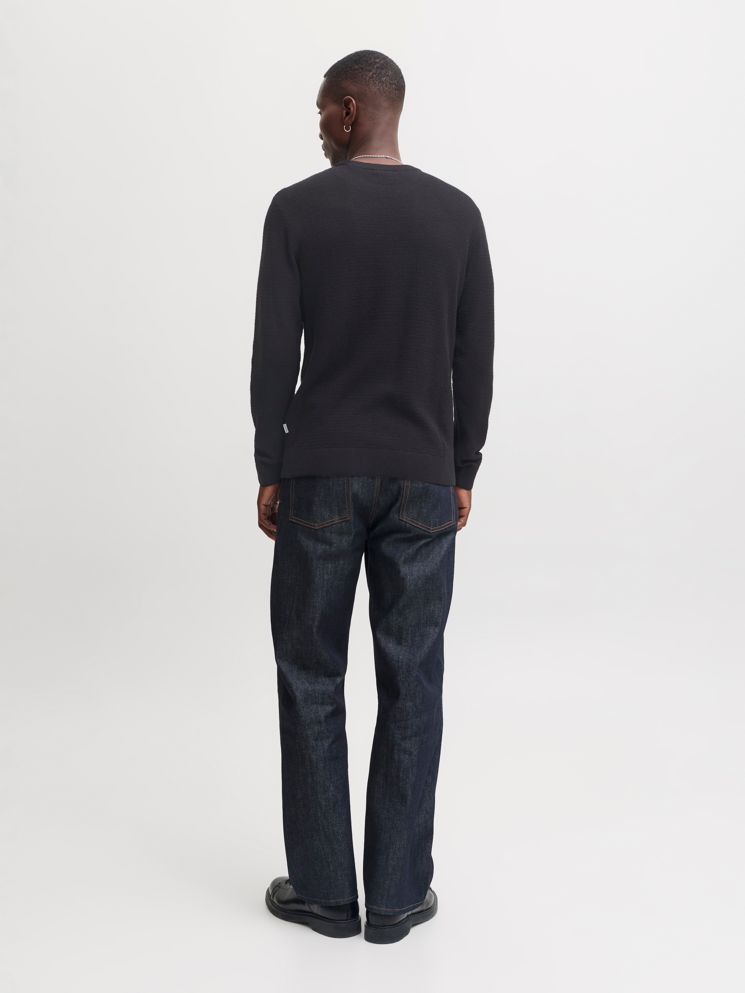 Jack & Jones Strickpullover »JJERYDER KNIT CREW NECK NOOS« Baumwolle, regular fit
