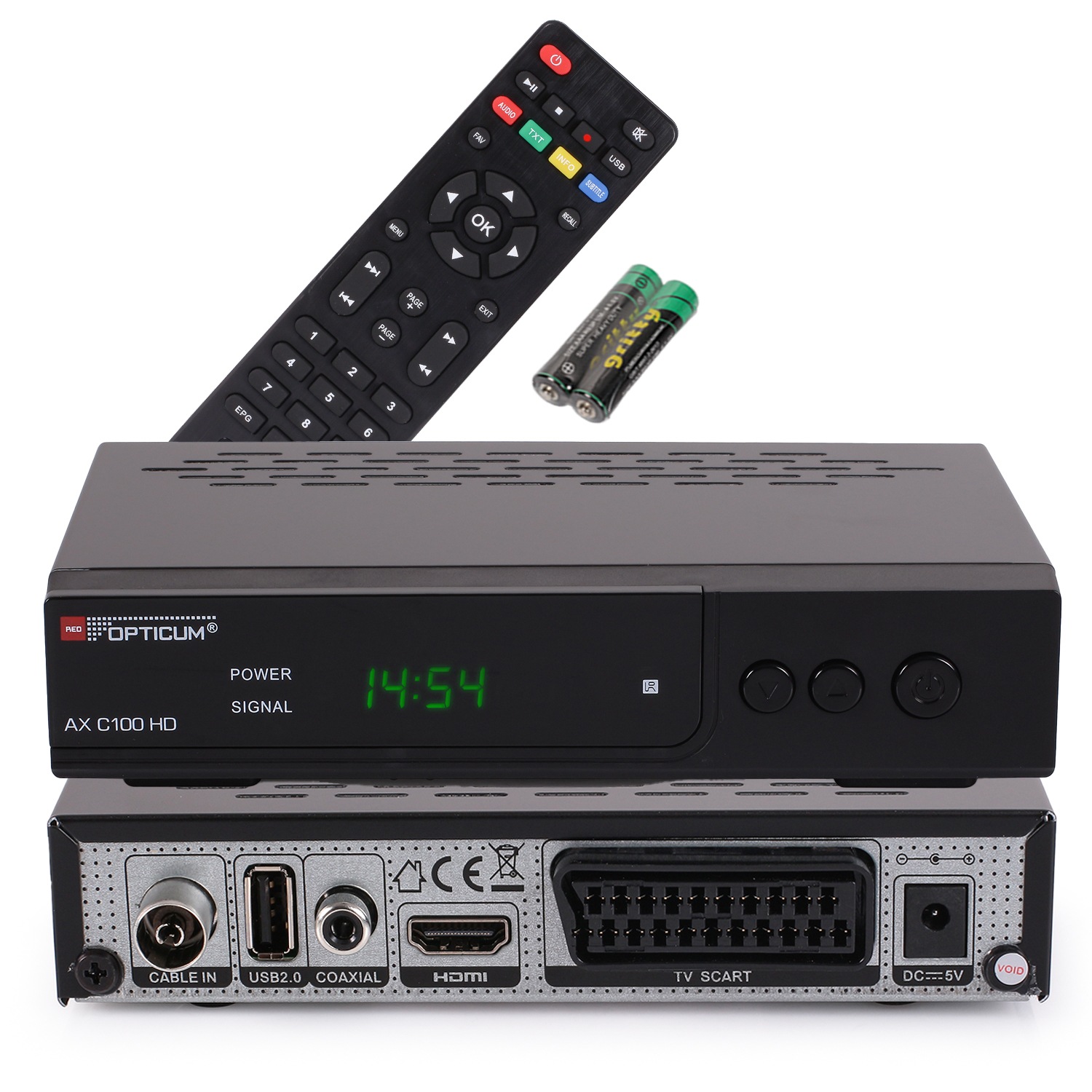 Opticum Red Kabel-Receiver »AX C 100 Full HD«, ( )