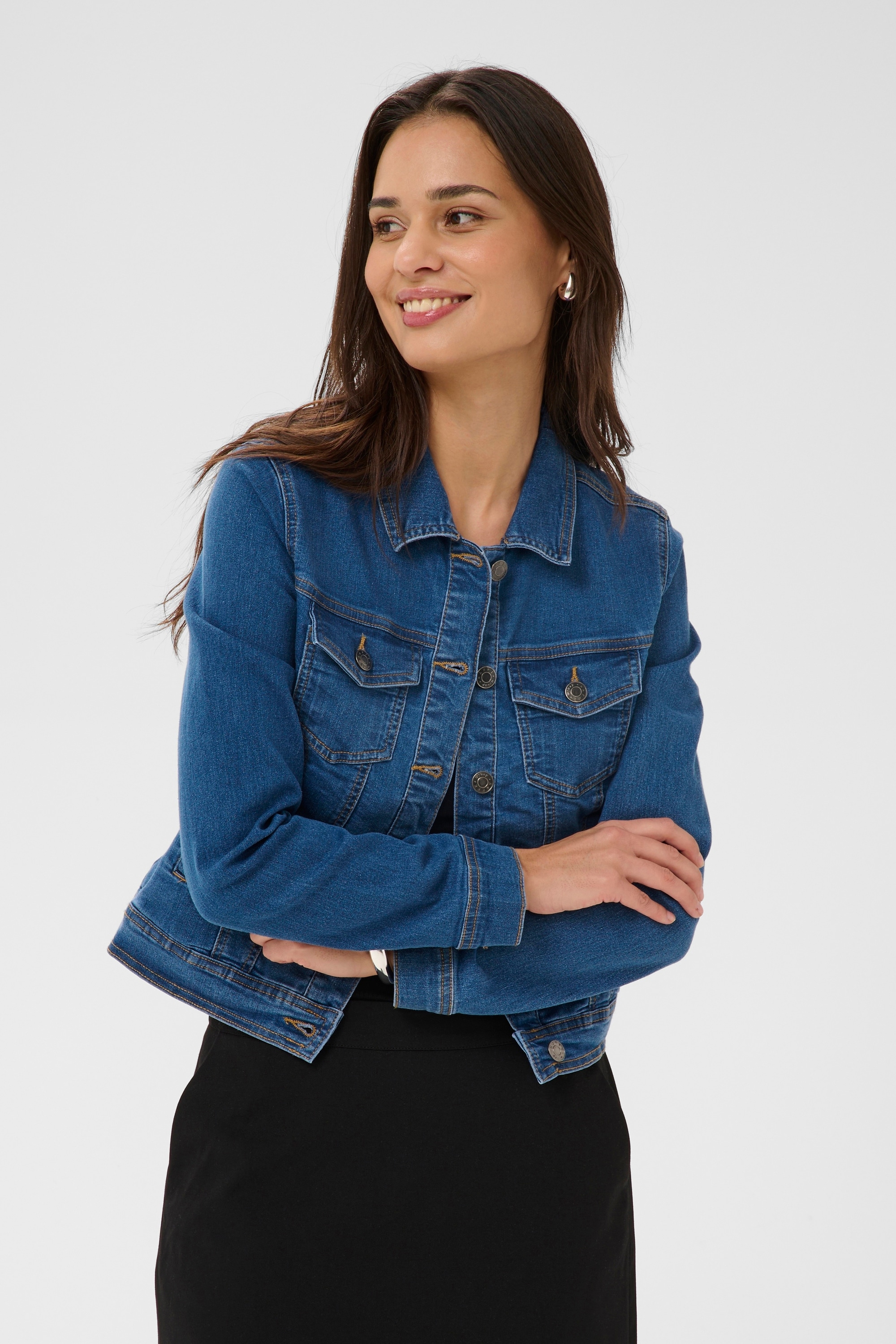 KAFFE Jeansjacke »Jeansjacke KAvilma«