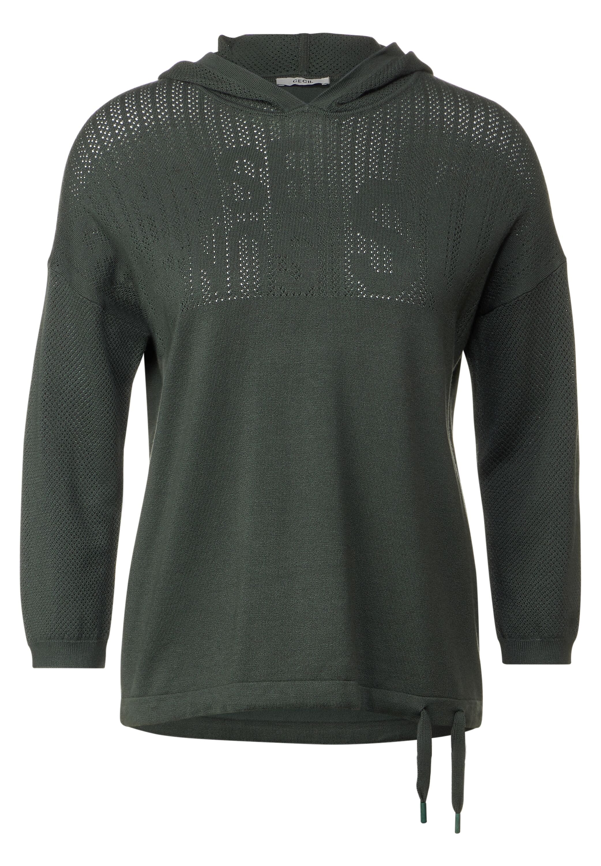 Cecil Kapuzenpullover, mit Mesh-Elementen