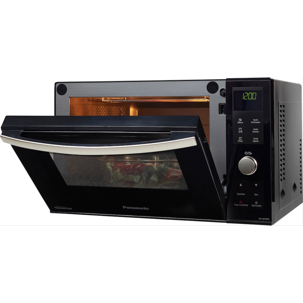 Panasonic Mikrowelle »NN-DF383BGPG«, Grill-Ober-/Unterhitze, 1000 W