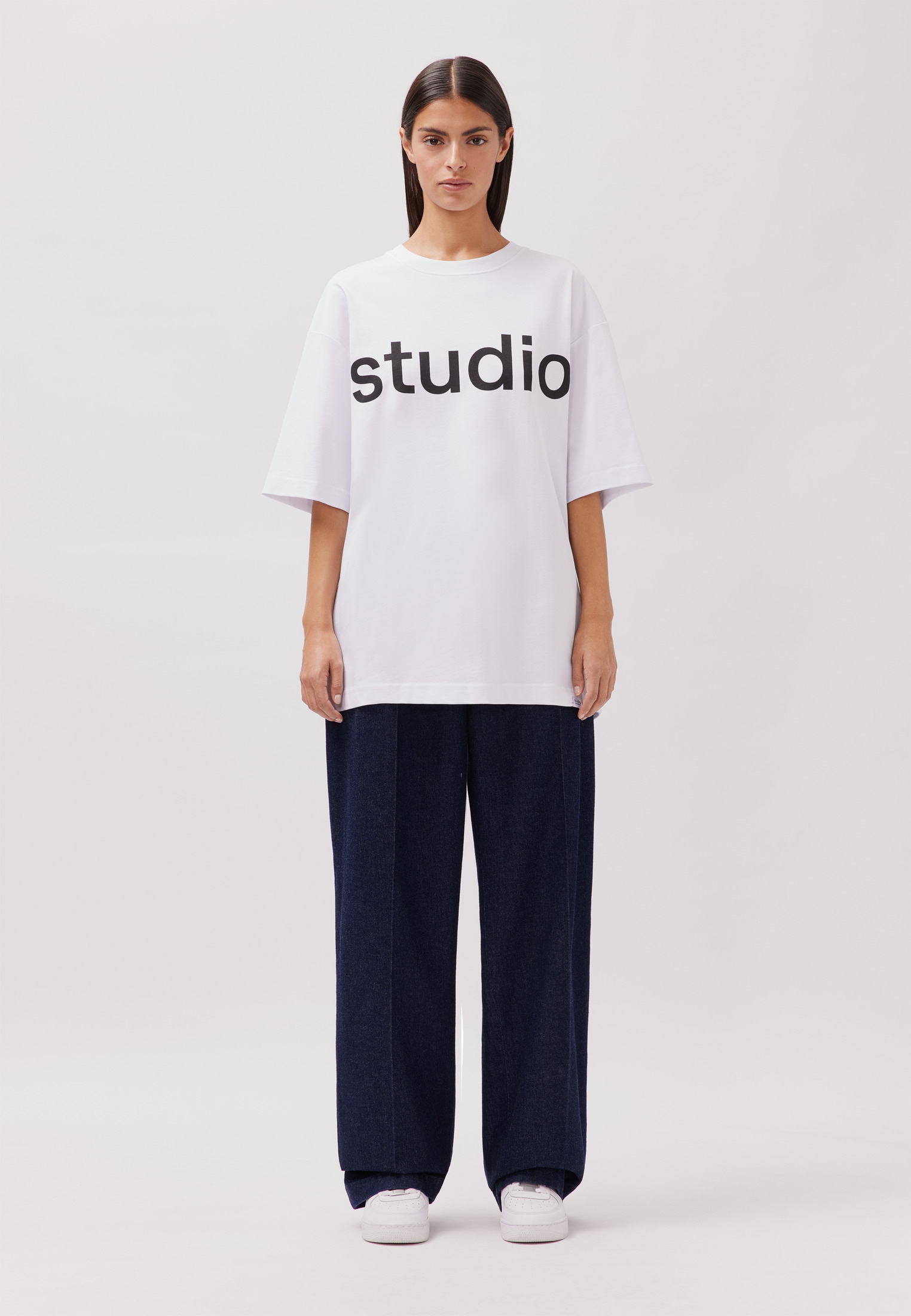 studio seidensticker T-Shirt »Studio«, 1/2 Rundhals