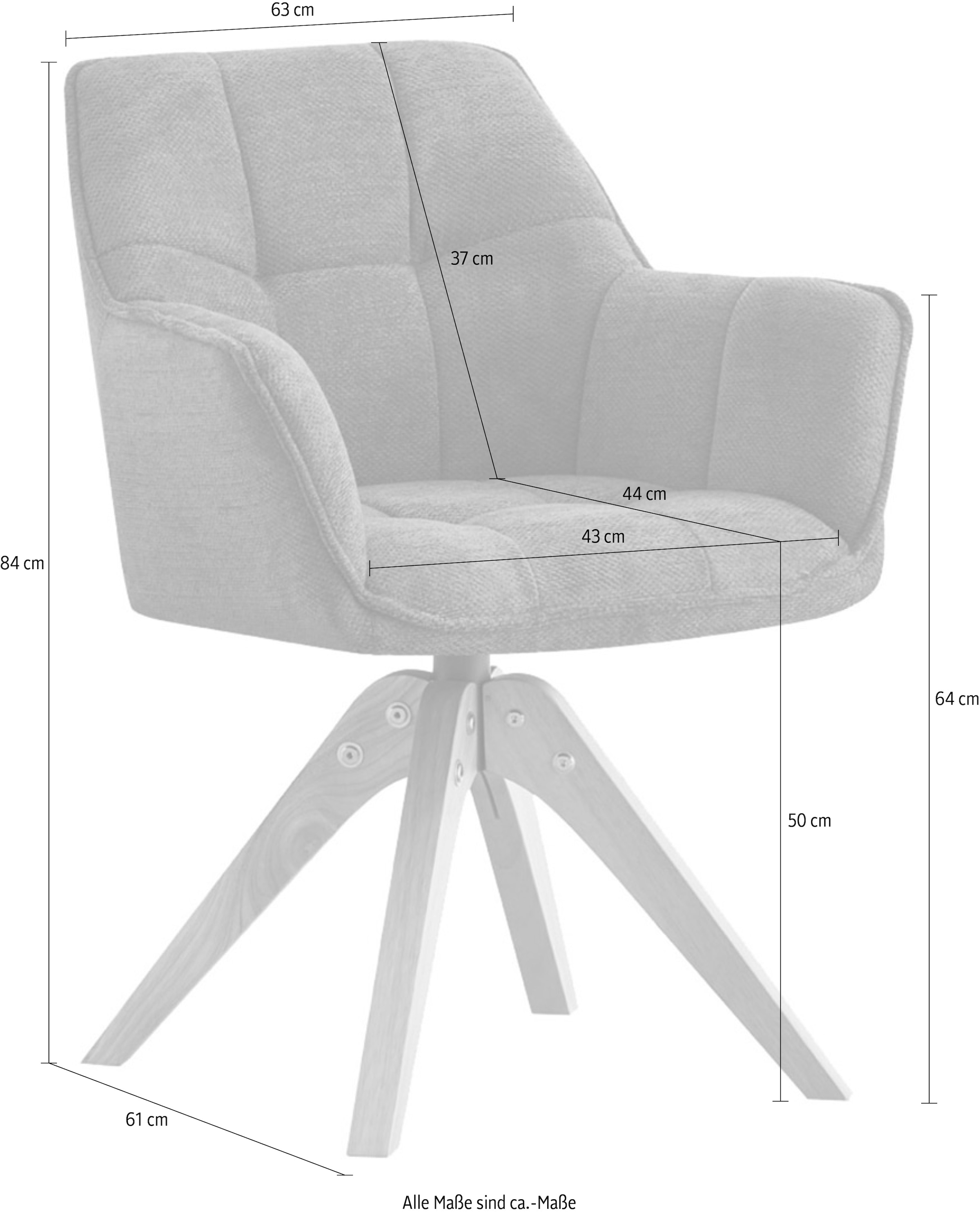 Kayoom Polsterstuhl »Stuhl Dian 325, TOPSELLER! bequem, formschönes Design«, 1 St., stabil & robust, hochwertige Verarbeitung, bequem