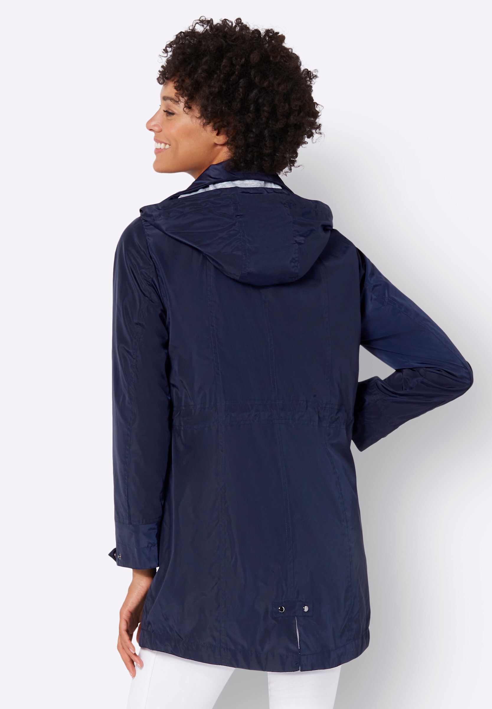 Witt Parka »Parka Parka mit Jerseyfutter in Melange-Optik« Abnehmbare Kapuze