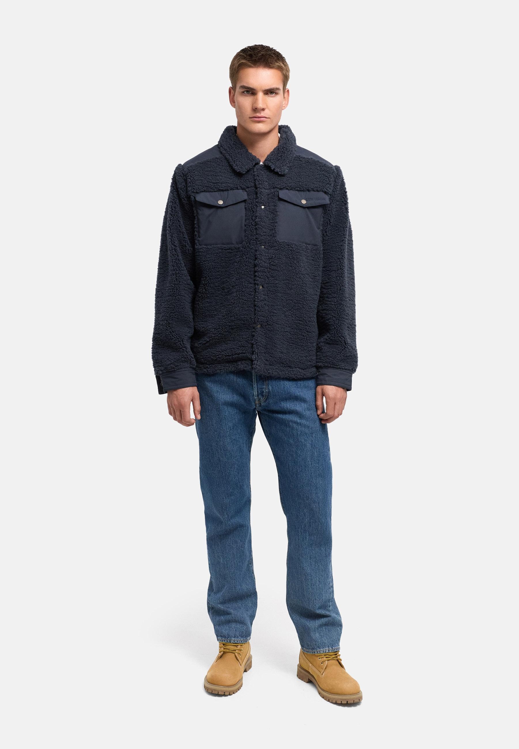 Stone Harbour Fellimitatjacke »Fellimitatjacke Taureek XX« ohne Kapuze Teddy Jacke mit Futter