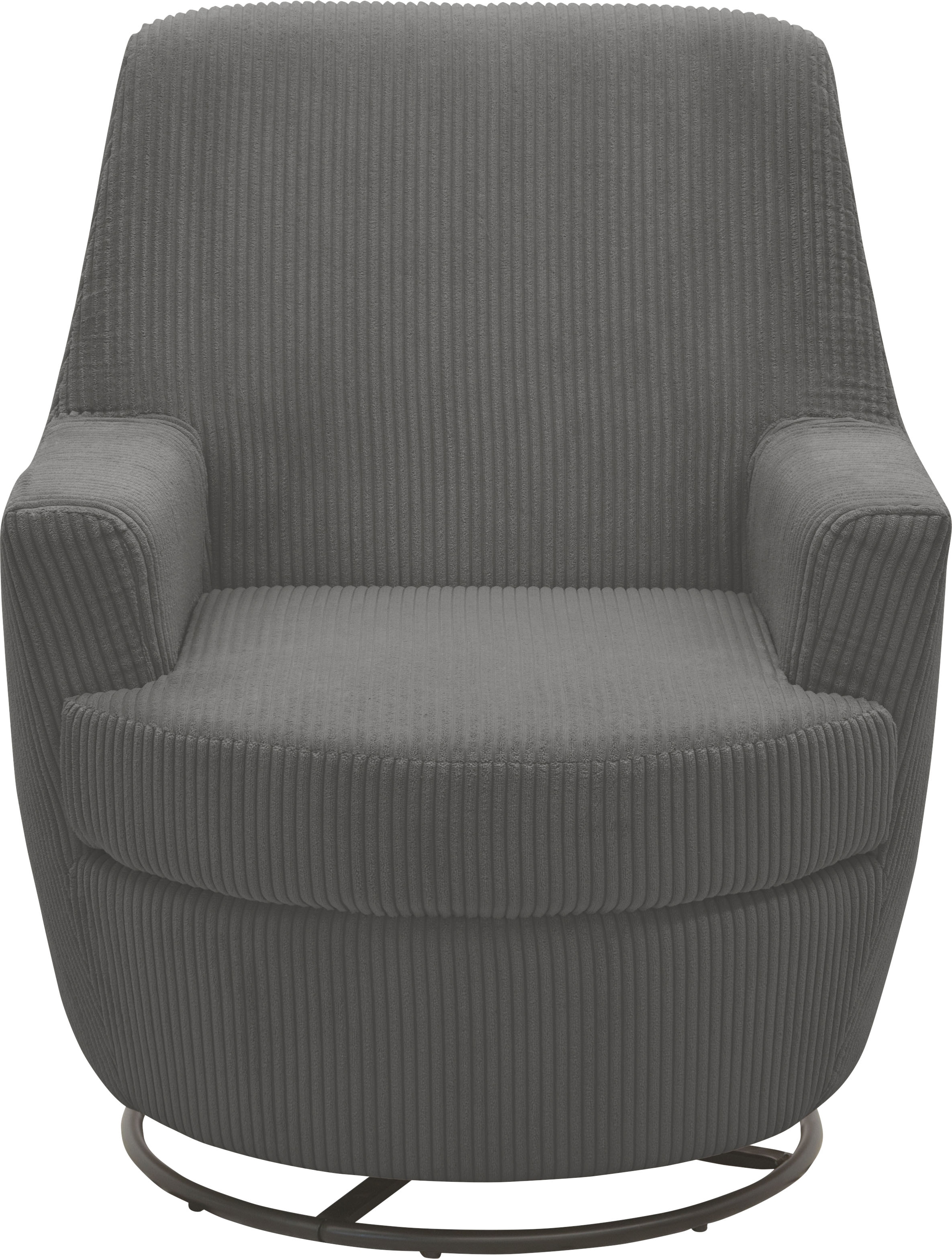 INOSIGN Drehsessel »HETTY, Drehsessel mit Wippfunktion und Hocker; Lesesessel, Armsessel«, (Set, 2 St.), mit Dreh/Wippfunktion, mit Federkern, in Cord und Microfaser