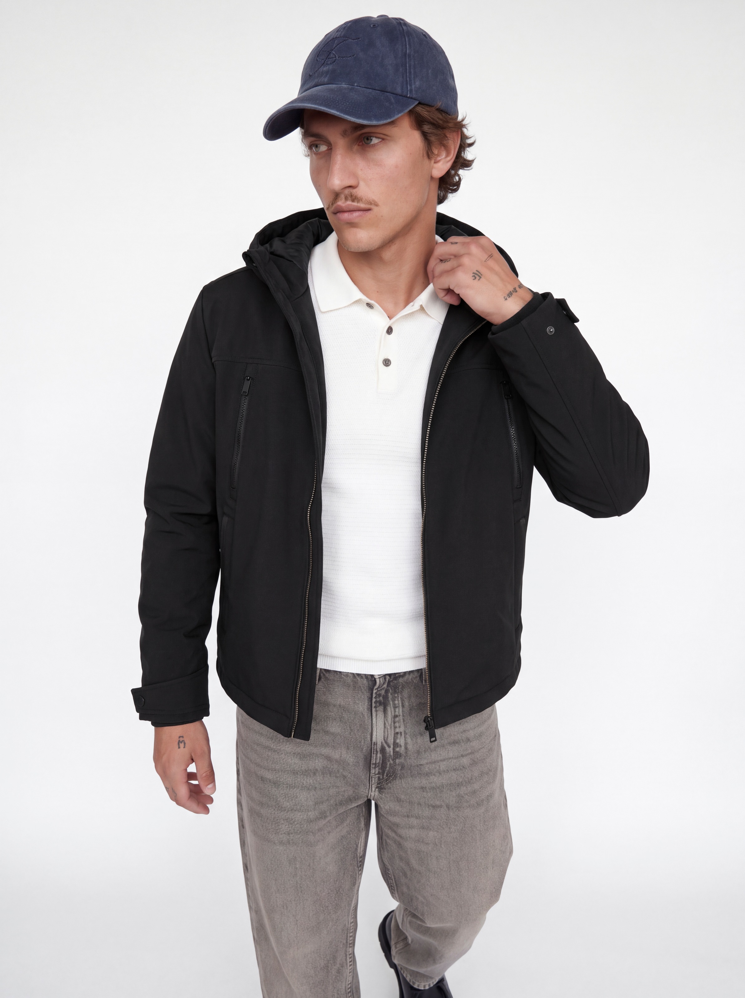 Jack & Jones Softshelljacke »JJCLARK SOFTSHELL JACKET« mit Kapuze Kunstfaser, regular fit