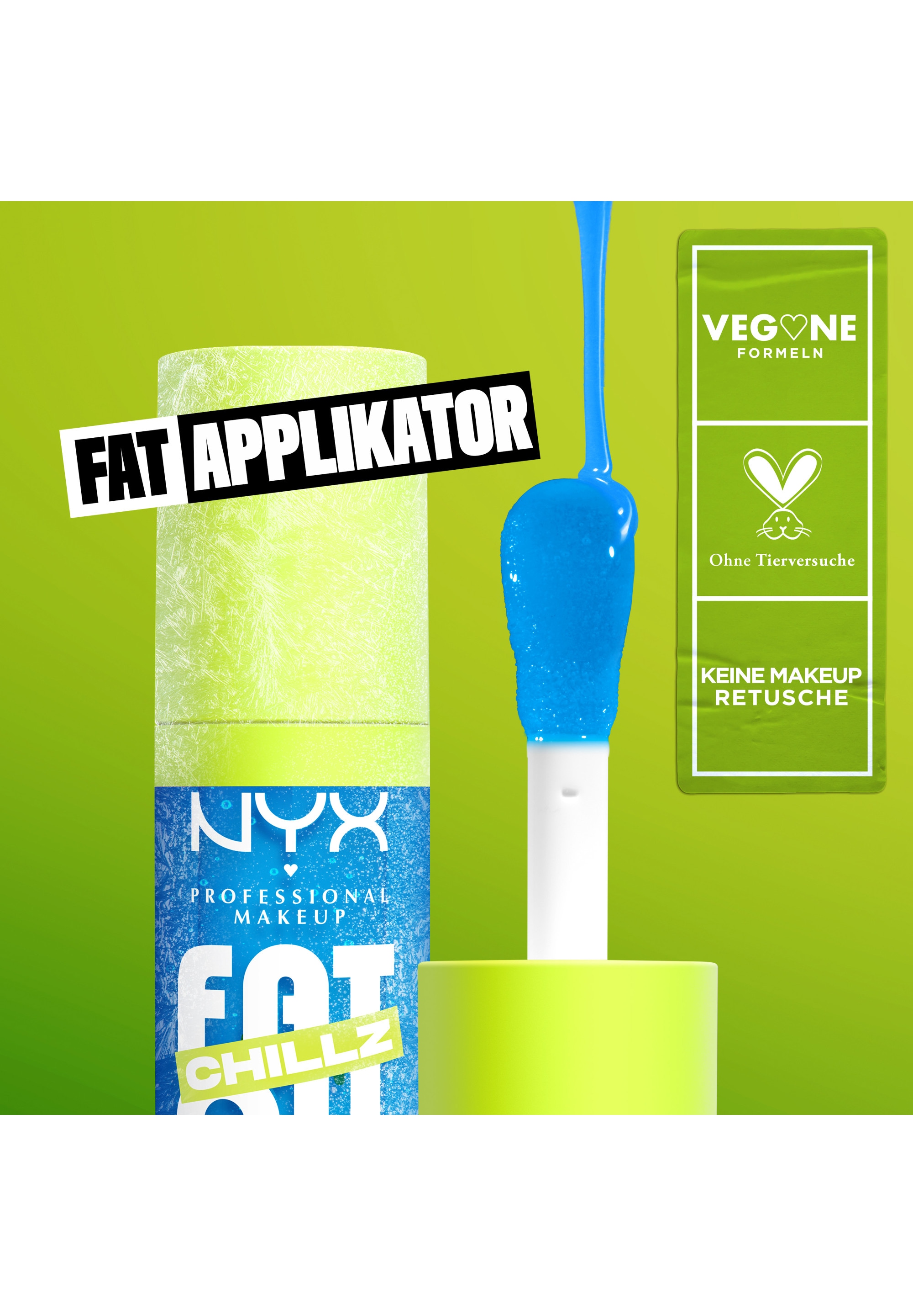 NYX Lipgloss »NYX Professional Makeup Fat Oil Chillz« mit intensiv-schimmerndem Finish, individuell aufbaubare Farbe