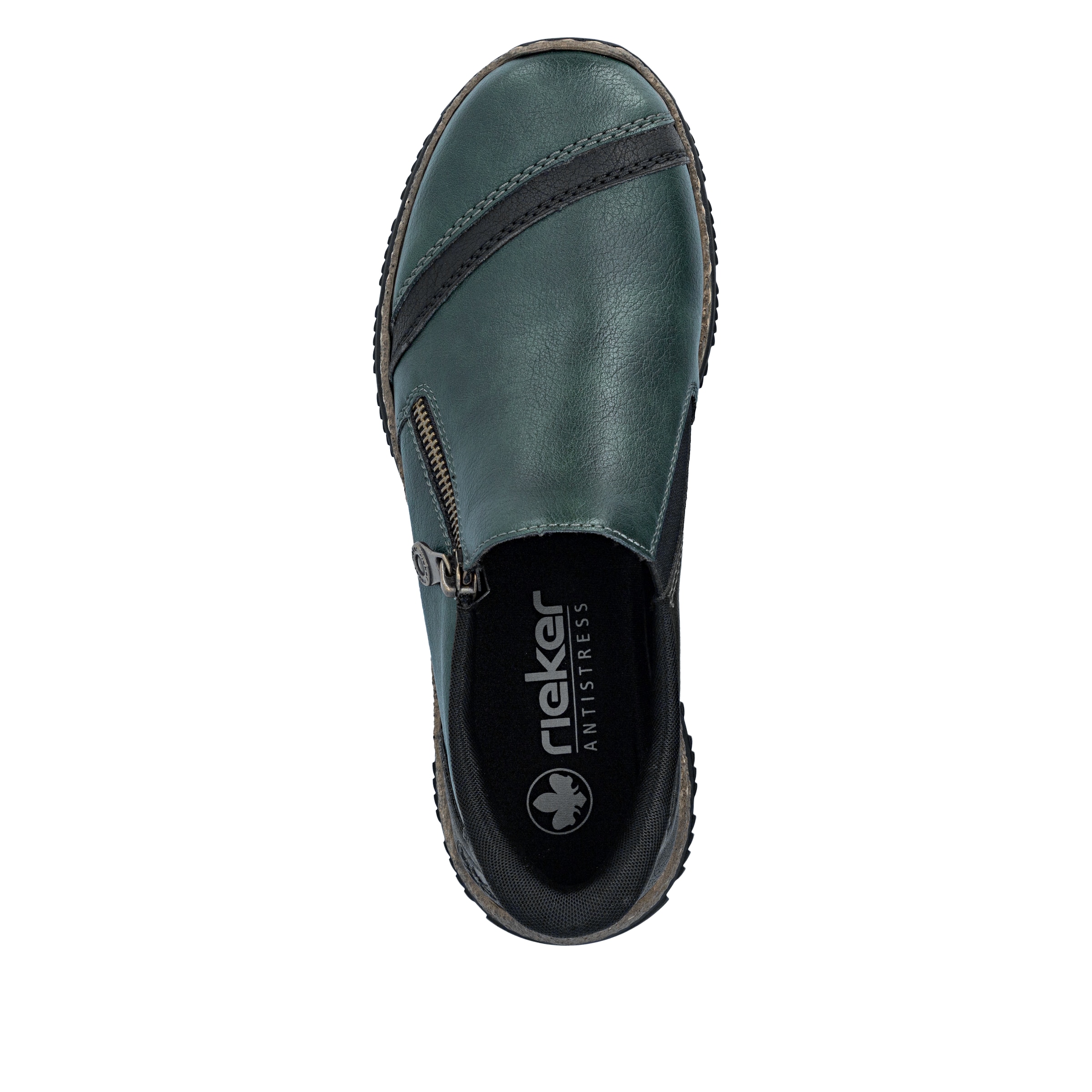 Rieker Slipper »Ready2GO«  Casual-Halbschuh mit Reißverschluss und Stretcheinsatz