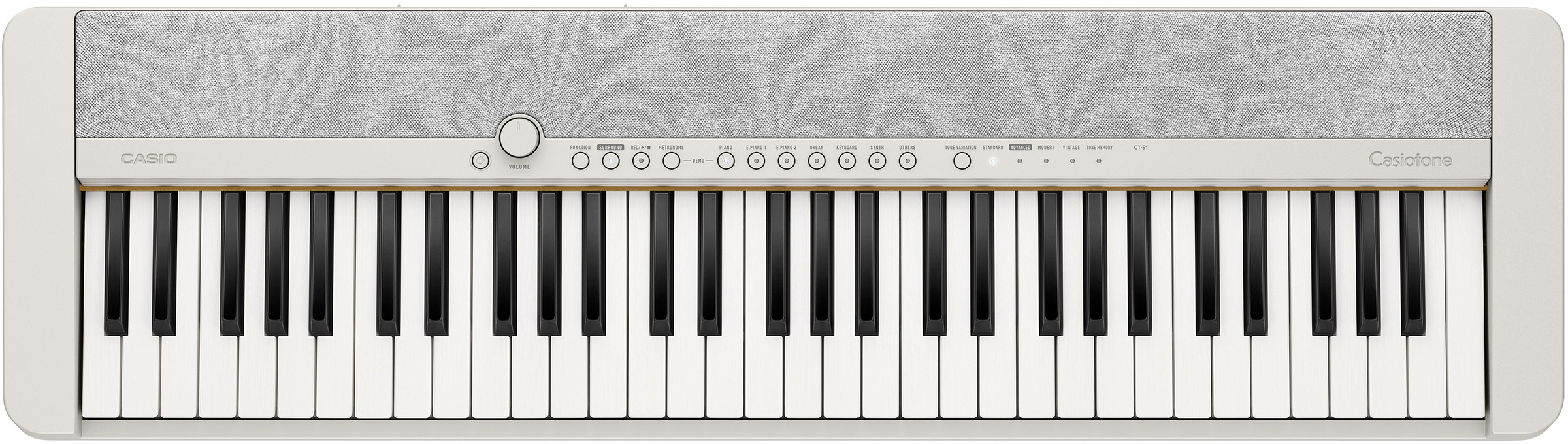 CASIO Home-Keyboard »Piano-Keyboard-Set CT-S1WESET«, (Set, inkl. Keyboardständer, Sustainpedal und Netzteil), ideal für Piano-Einsteiger und Klanggourmets;