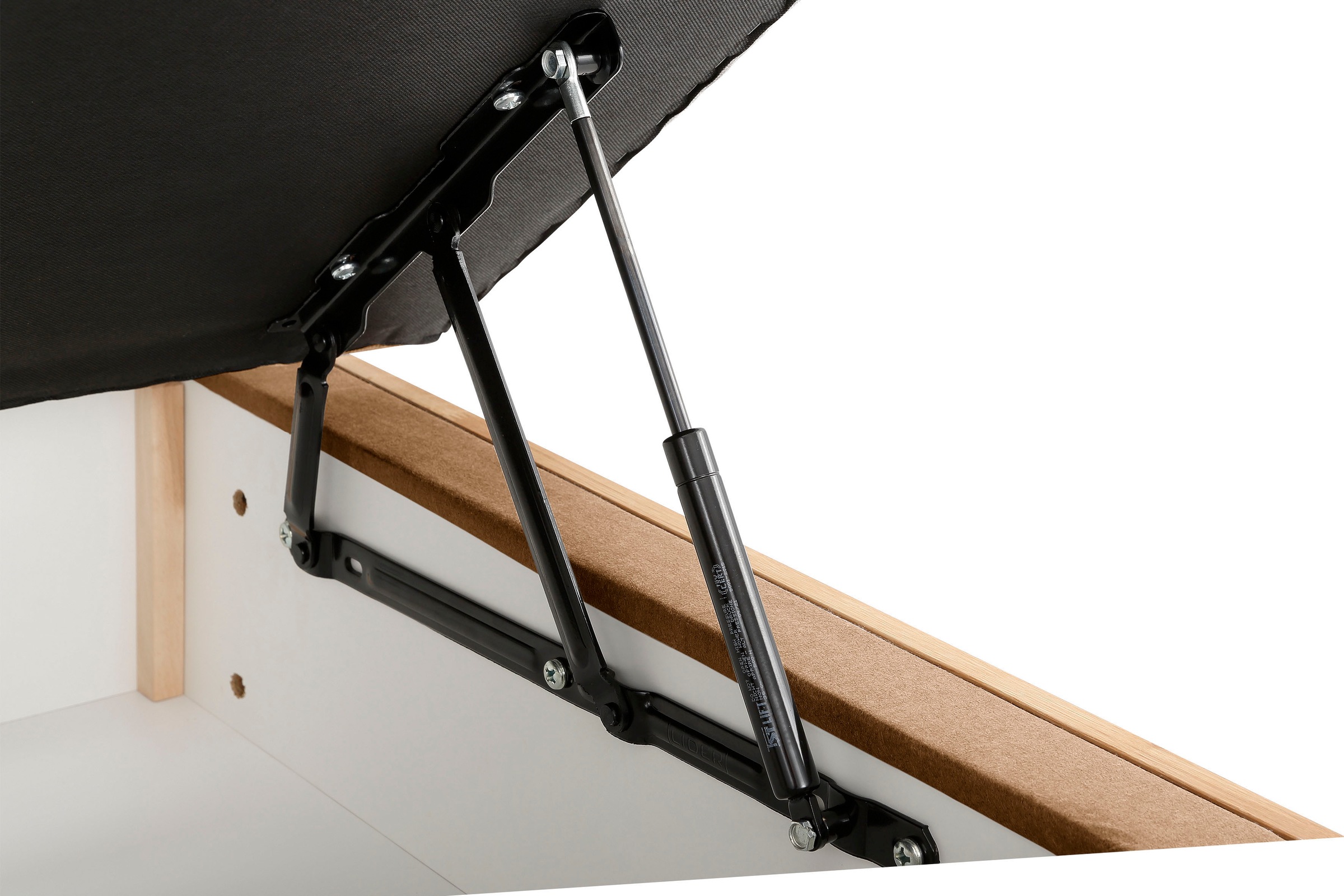 OTTO home Boxspringbett »Jenna« ohne LED-Beleuchtung, mit zertifizierten, recycelten Bezugsstoffen