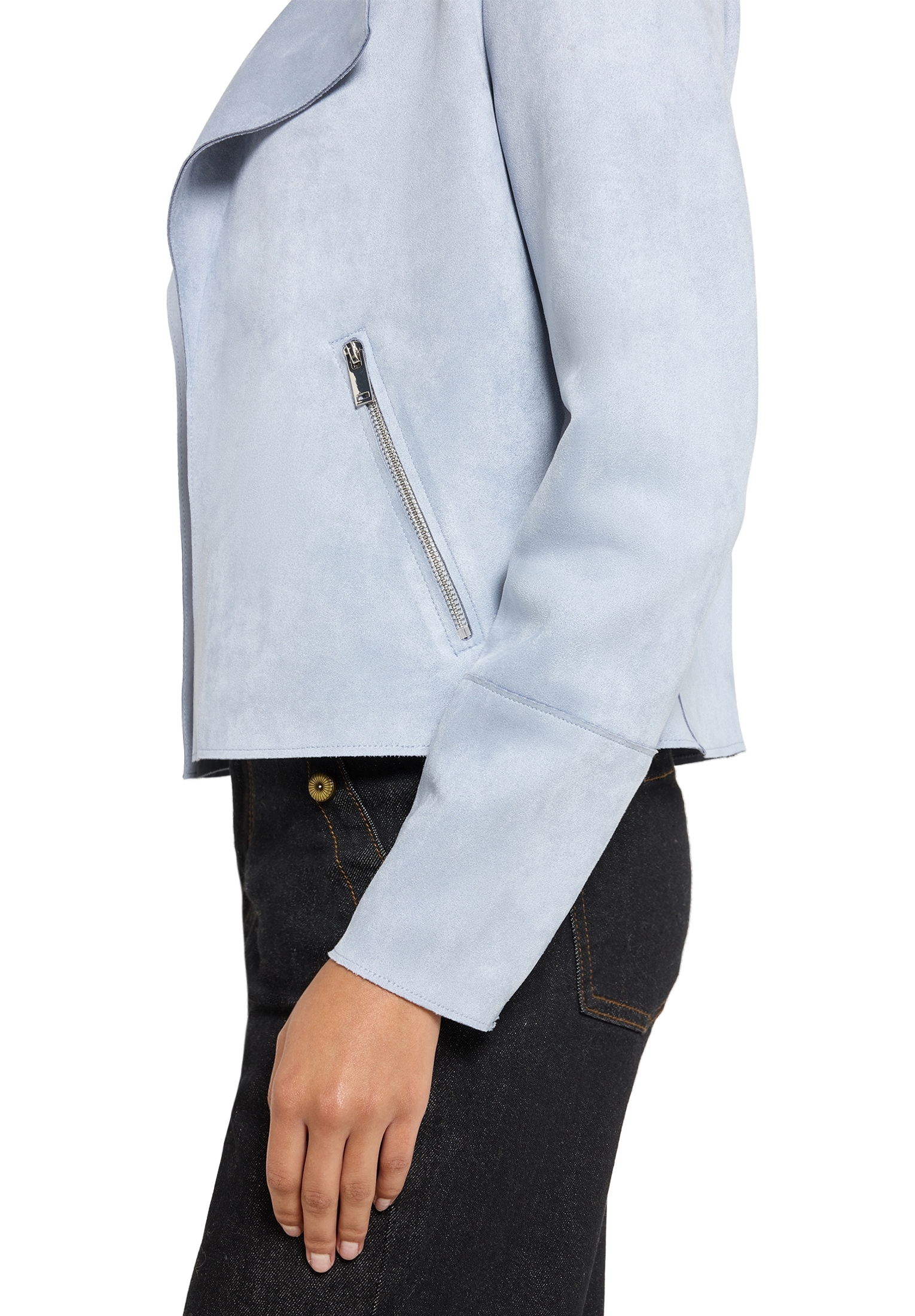 Cartoon Jackenblazer »Blazer-Jacke mit offenem Saum«