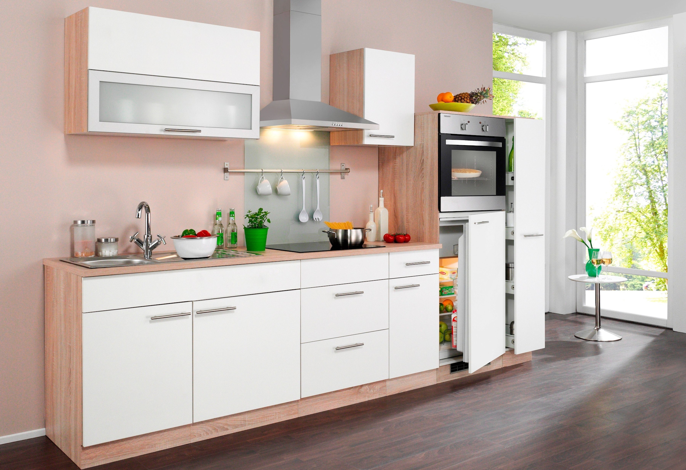 wiho Küchen Küchenzeile »Montana«, mit E-Geräten, Breite 290 cm kaufen im  OTTO Online Shop