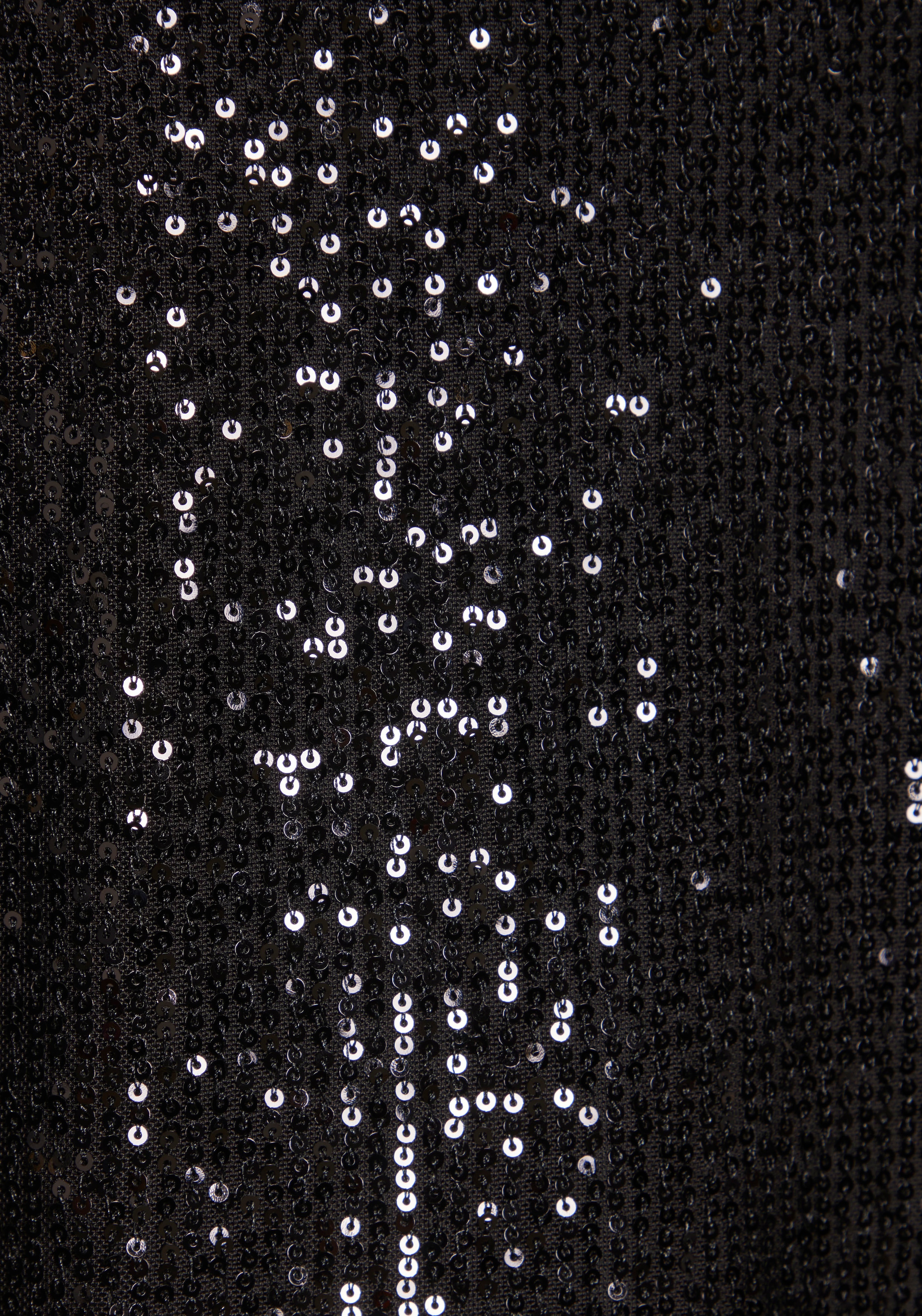 LASCANA Paillettenshirt mit breiten Trägern, Partytop, festlich